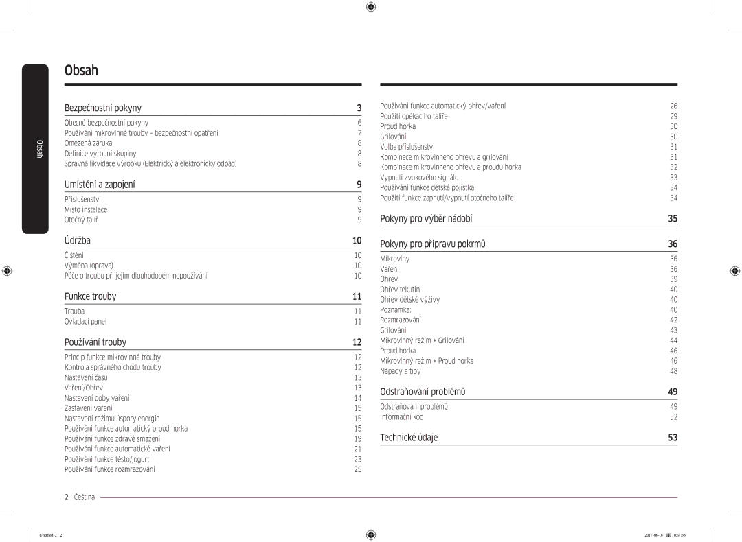 Samsung MC28M6075CS/OL, MC28M6075CS/EO manual Příslušenství Místo instalace Otočný talíř, Trouba Ovládací panel 