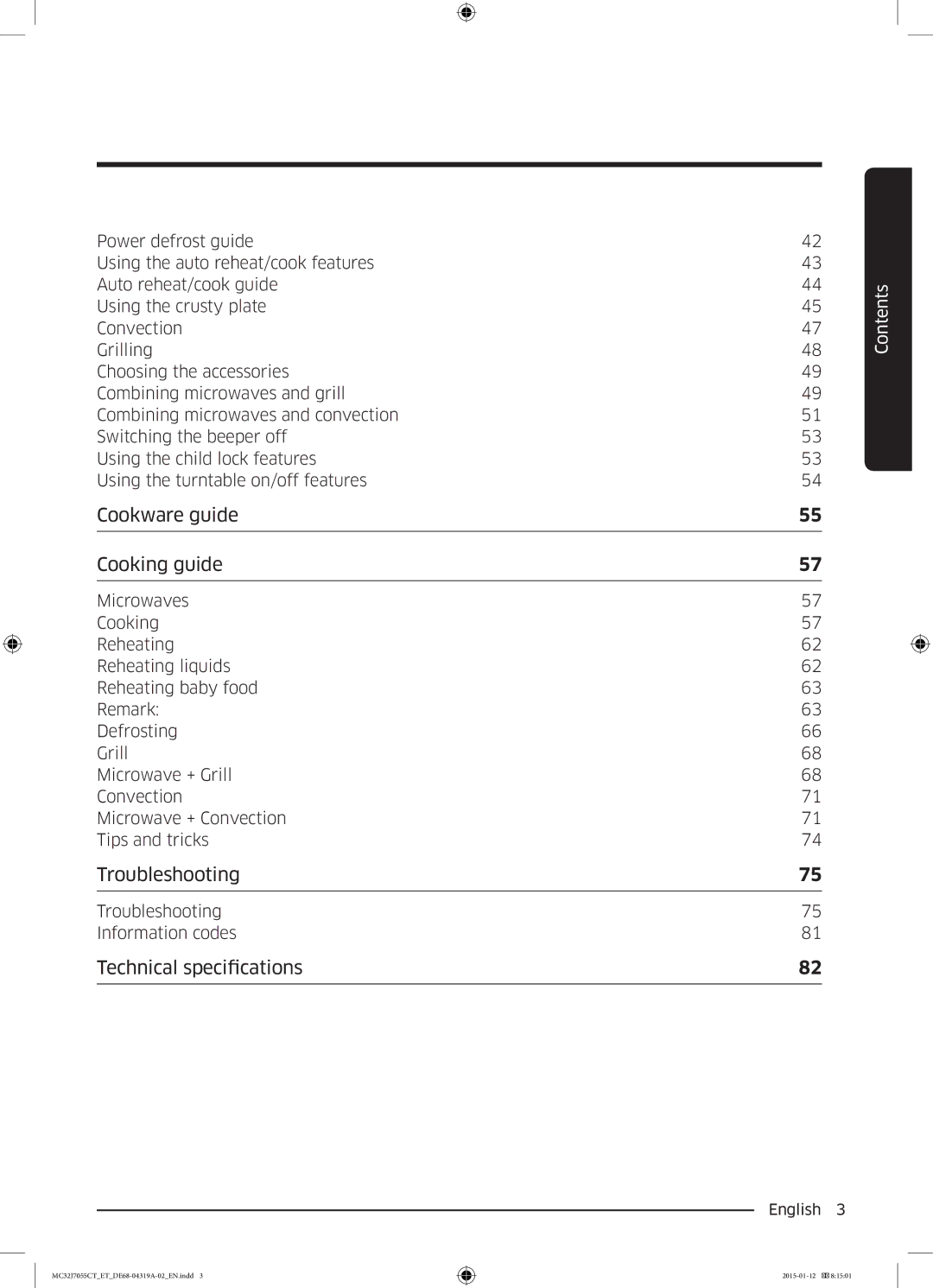 Samsung MC32J7055CT/ET manual Troubleshooting 