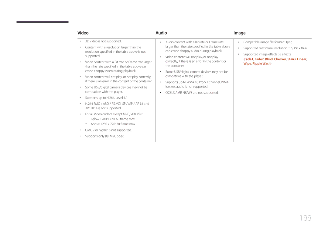 Samsung MD40C, MD32C, MD55C user manual 188, Image 