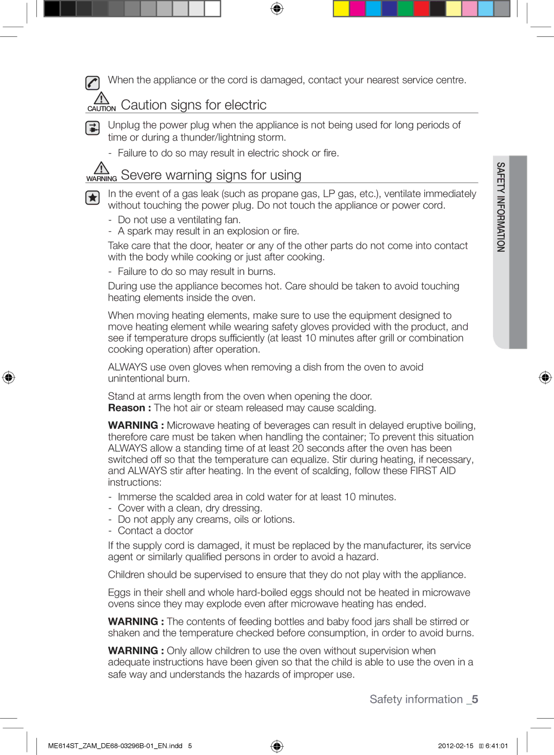 Samsung ME614ST/ZAM manual Safe way and understands the hazards of improper use 