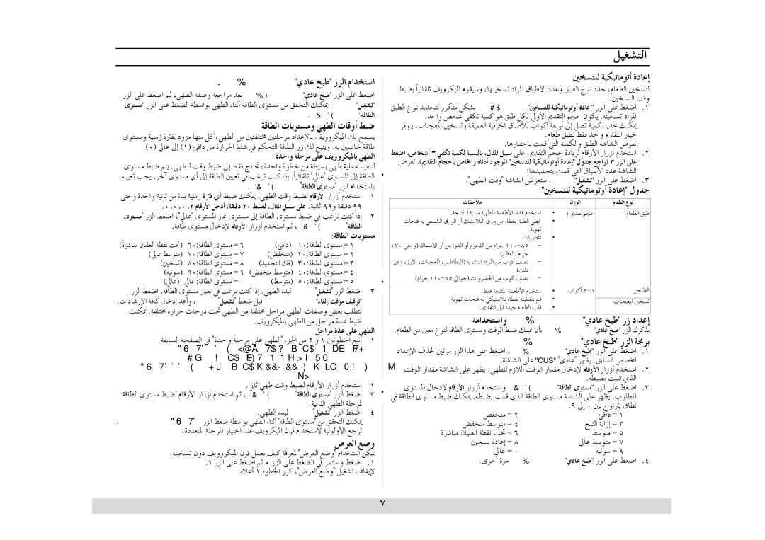 Samsung ME614ST/ZAM manual ÁbÉ£dG äÉjƒàùe, Custom Cook …OÉY ïÑW QõdG á›ôH 