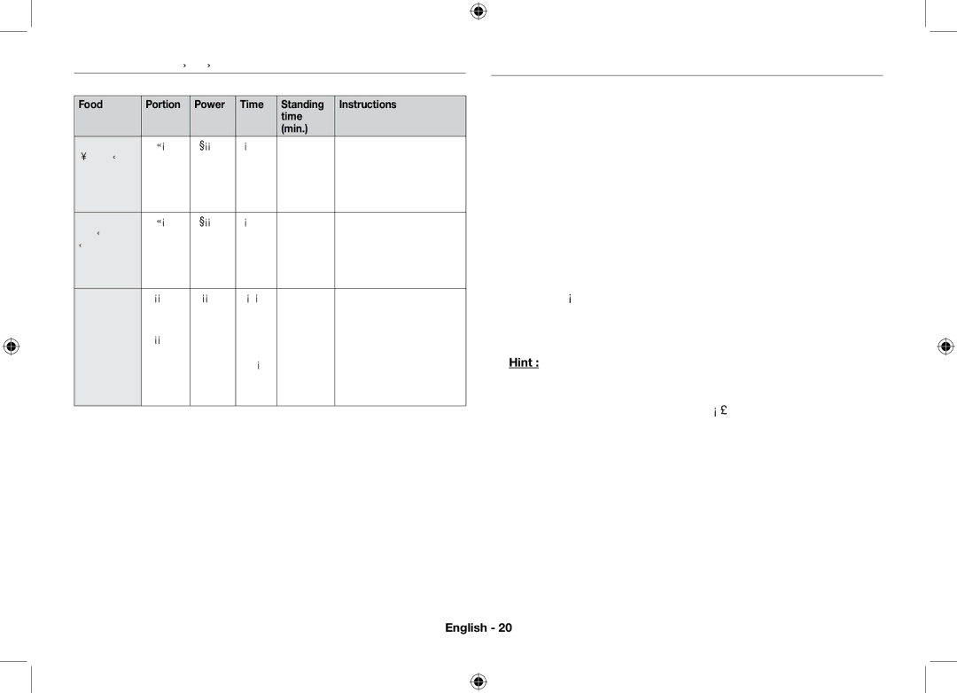 Samsung ME71M/XEG, GE71M/SWS manual Defrosting 