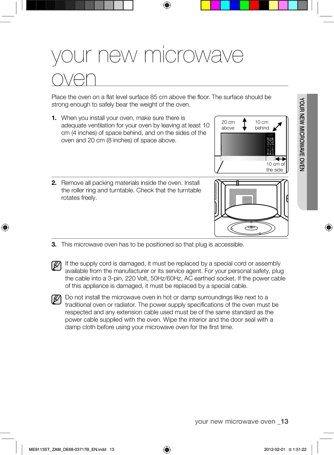 Samsung ME8113ST/ZAM manual Oven 