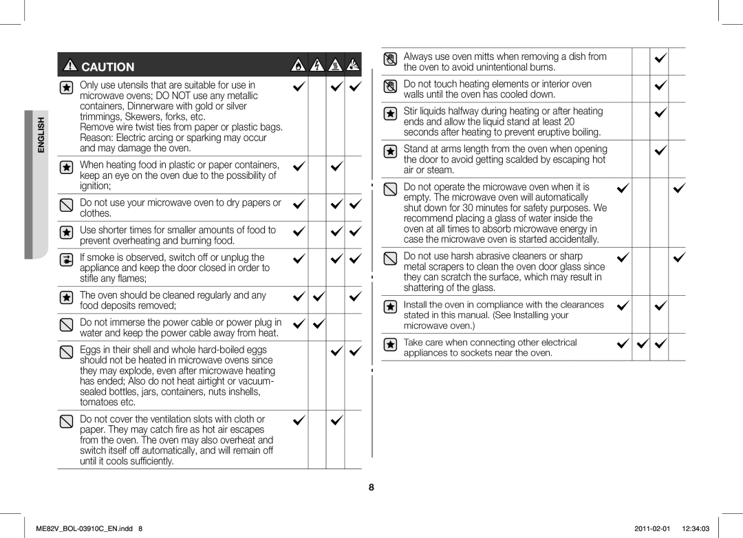 Samsung ME82V-WW/BOL, ME82V-B/BOL manual English 