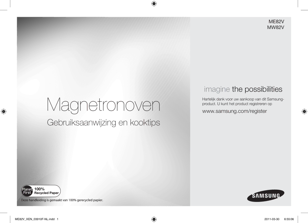 Samsung ME82V-WW/XEN manual Magnetronoven 