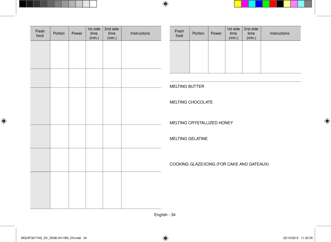 Samsung MG23F301TAS/SV manual Special Hints 