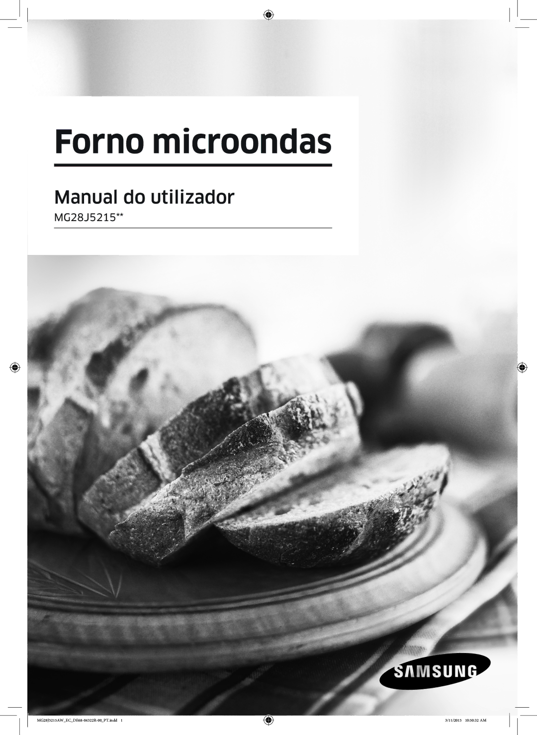 Samsung MG28J5215AB/EC manual Forno microondas 