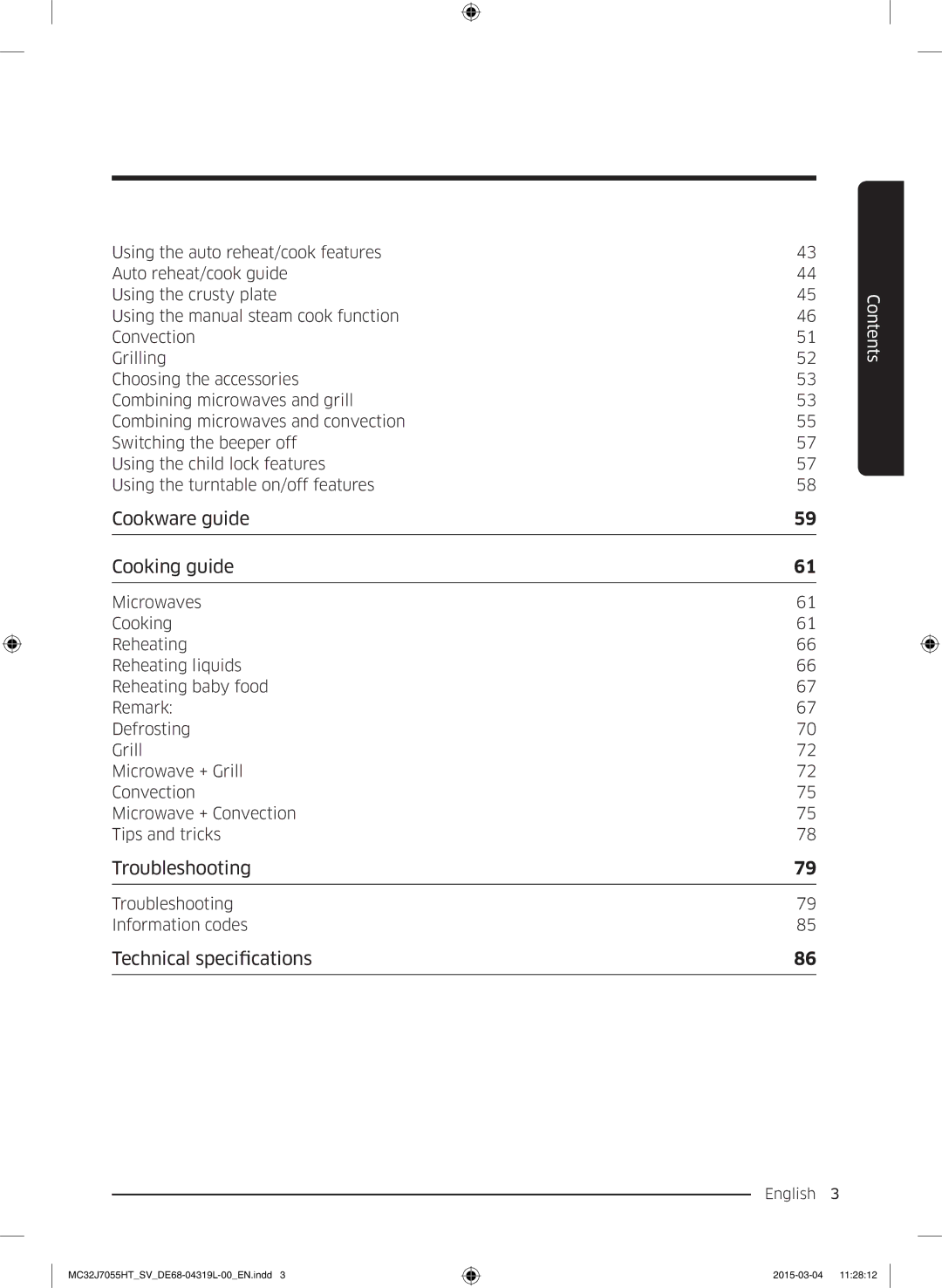 Samsung MC32J7055HT/SV, MG28J5255US/SV manual Troubleshooting 