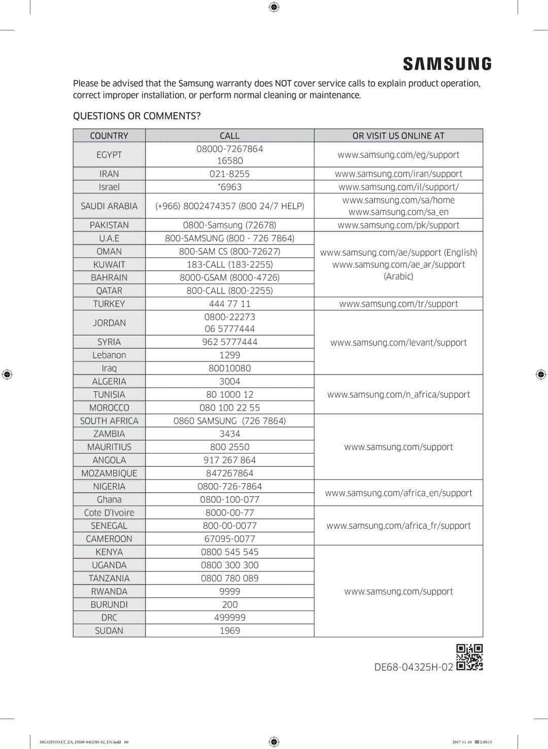 Samsung MG32J5133AT/ZA manual Questions or COMMENTS? 