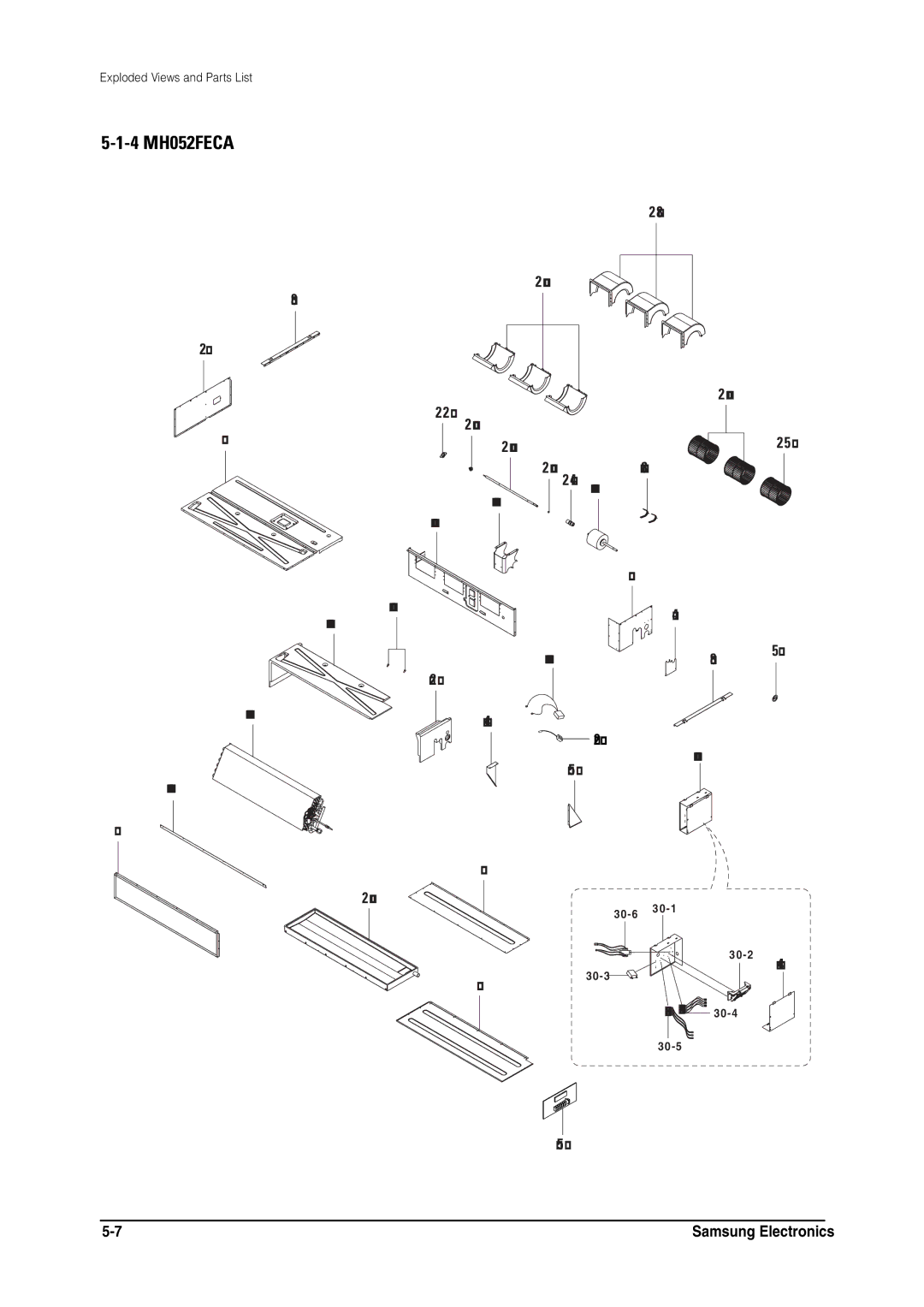 Samsung MH026FNCA service manual 4 MH052FECA 