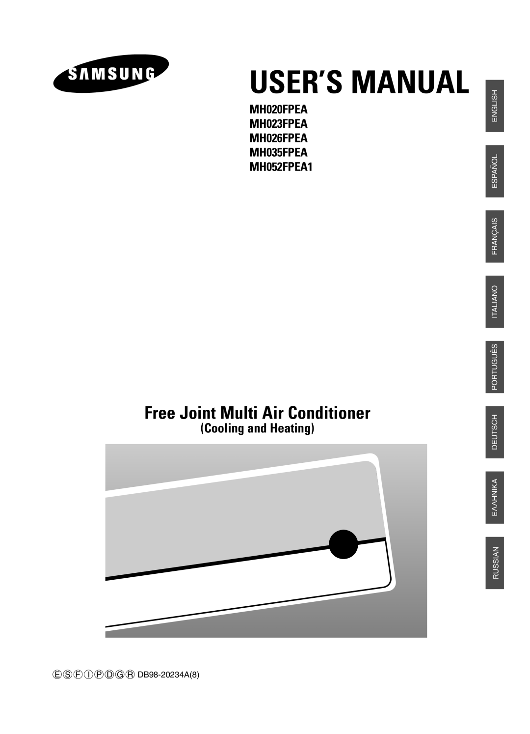 Samsung MH026FPEA, MH052FPEA1, MH035FPEA, MH020FPEA, MH023FPEA user manual USER’S Manual 