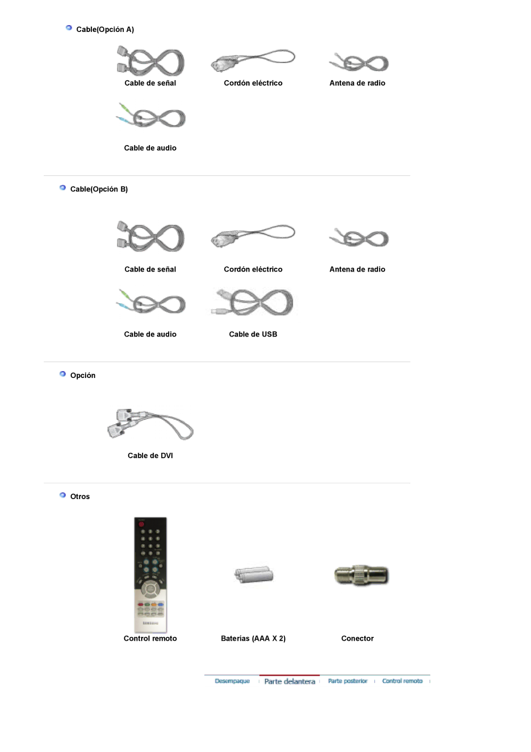 Samsung MH17FSSSU/EDC, MH17FSSS/EDC manual Conector 