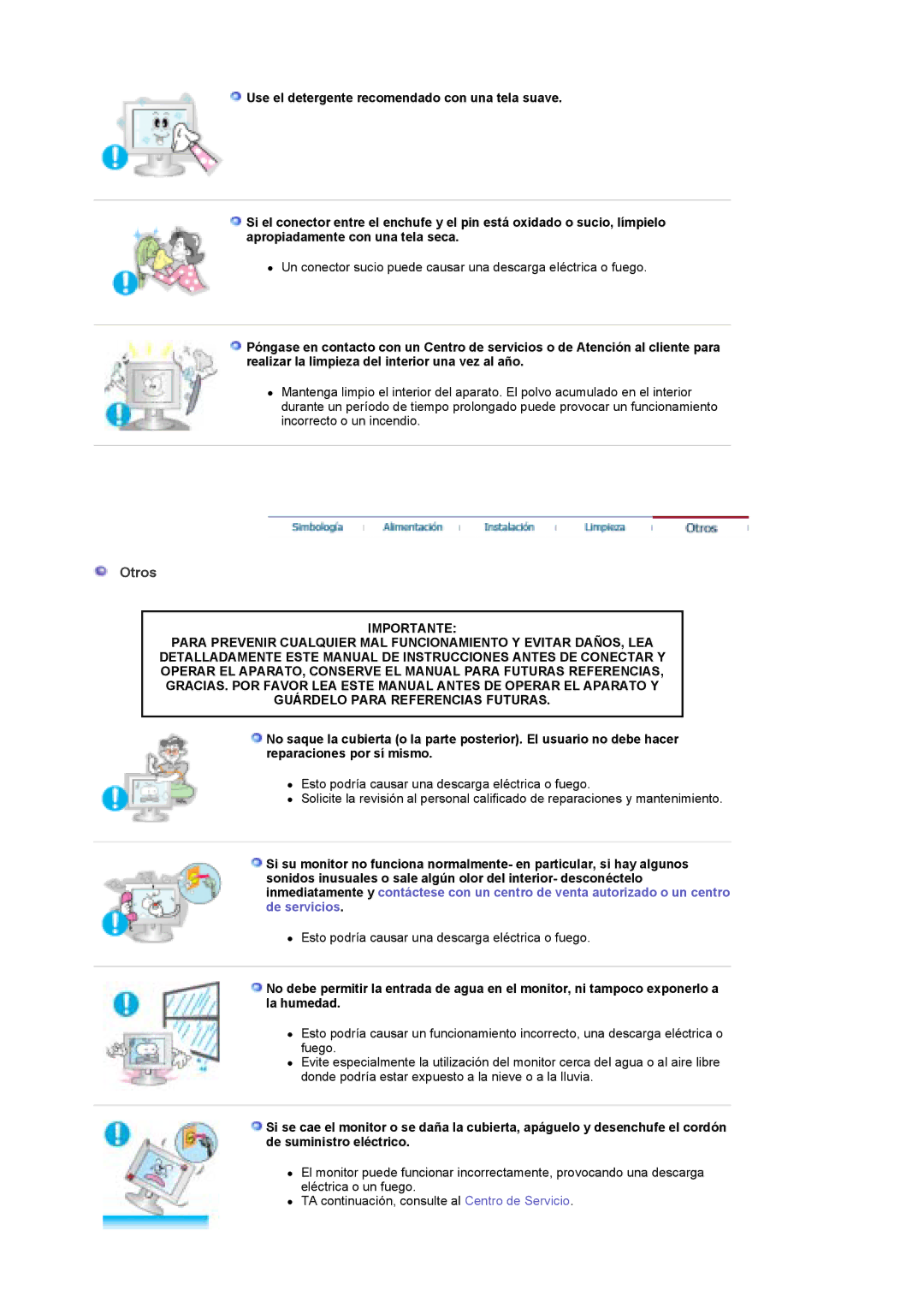 Samsung MH17FSSS/EDC, MH17FSSSU/EDC manual Otros 