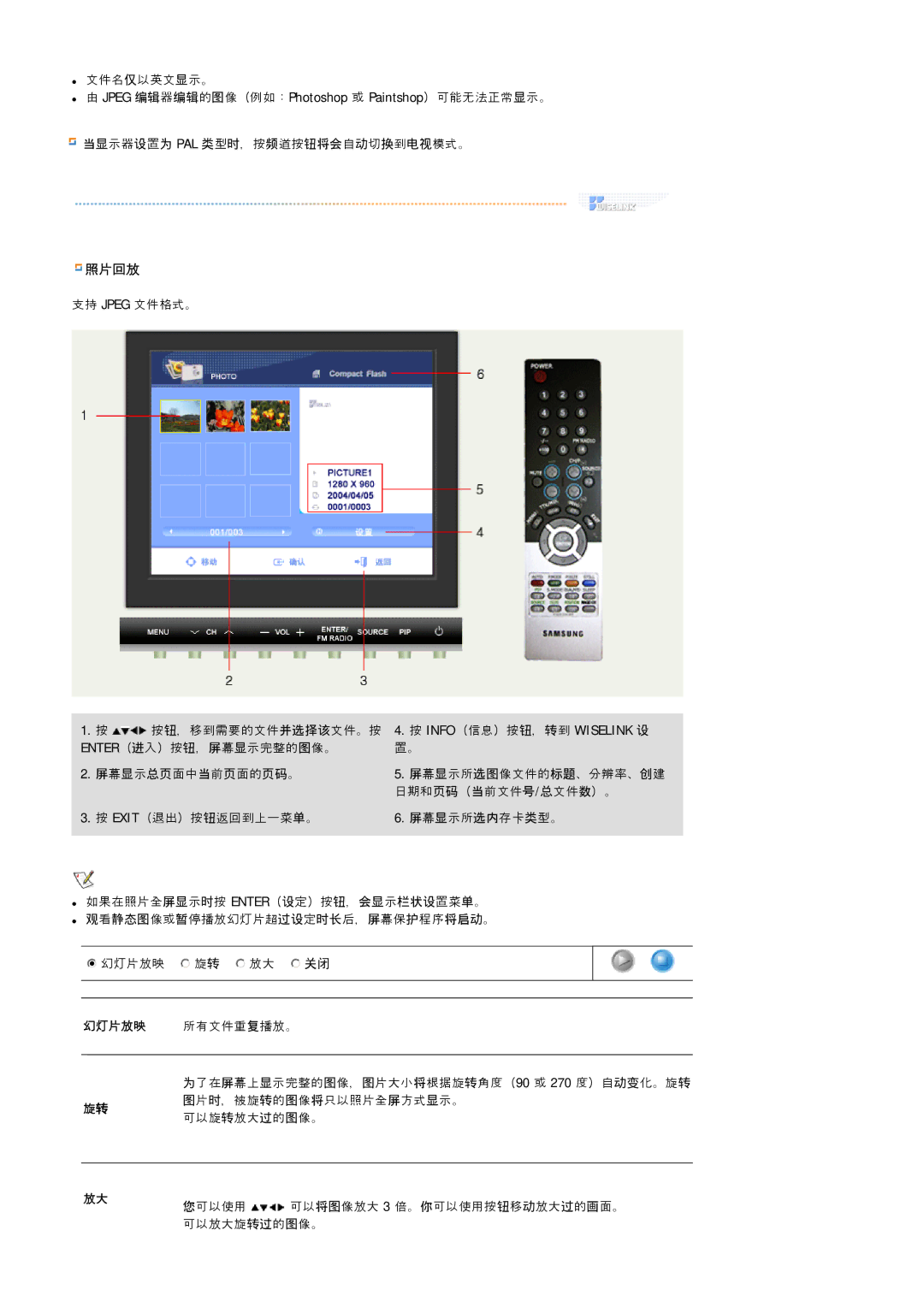 Samsung MH17FSSSU/EDC, MH17FSSS/EDC manual 照片回放 