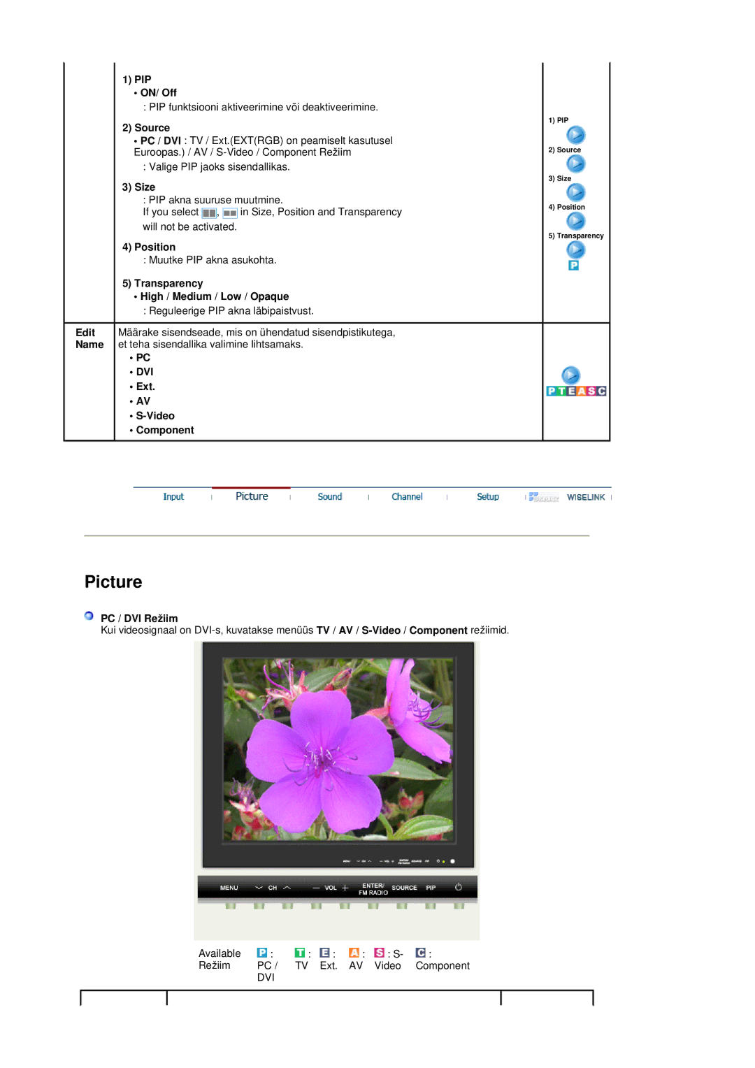 Samsung MH17FSSSU/EDC manual Dvi 