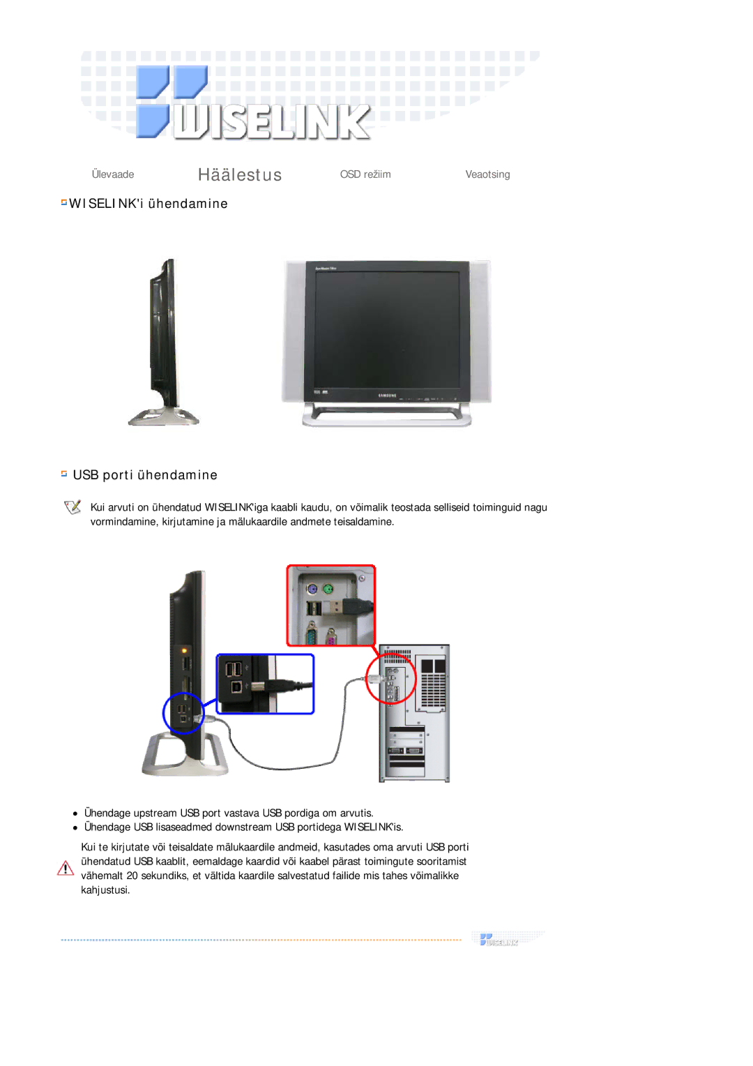 Samsung MH17FSSSU/EDC manual Häälestus 