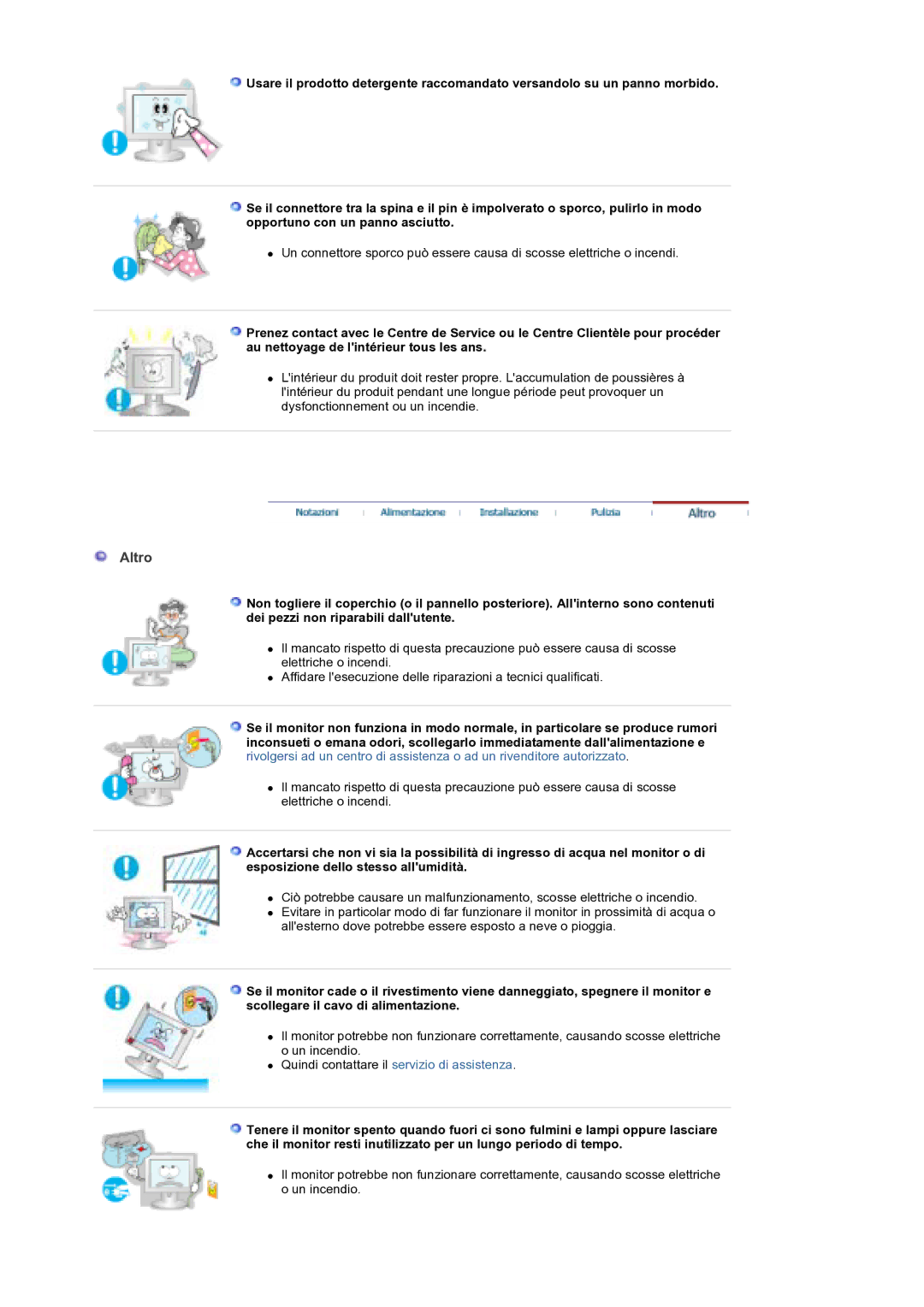 Samsung MH17WSSS/EDC manual Altro 