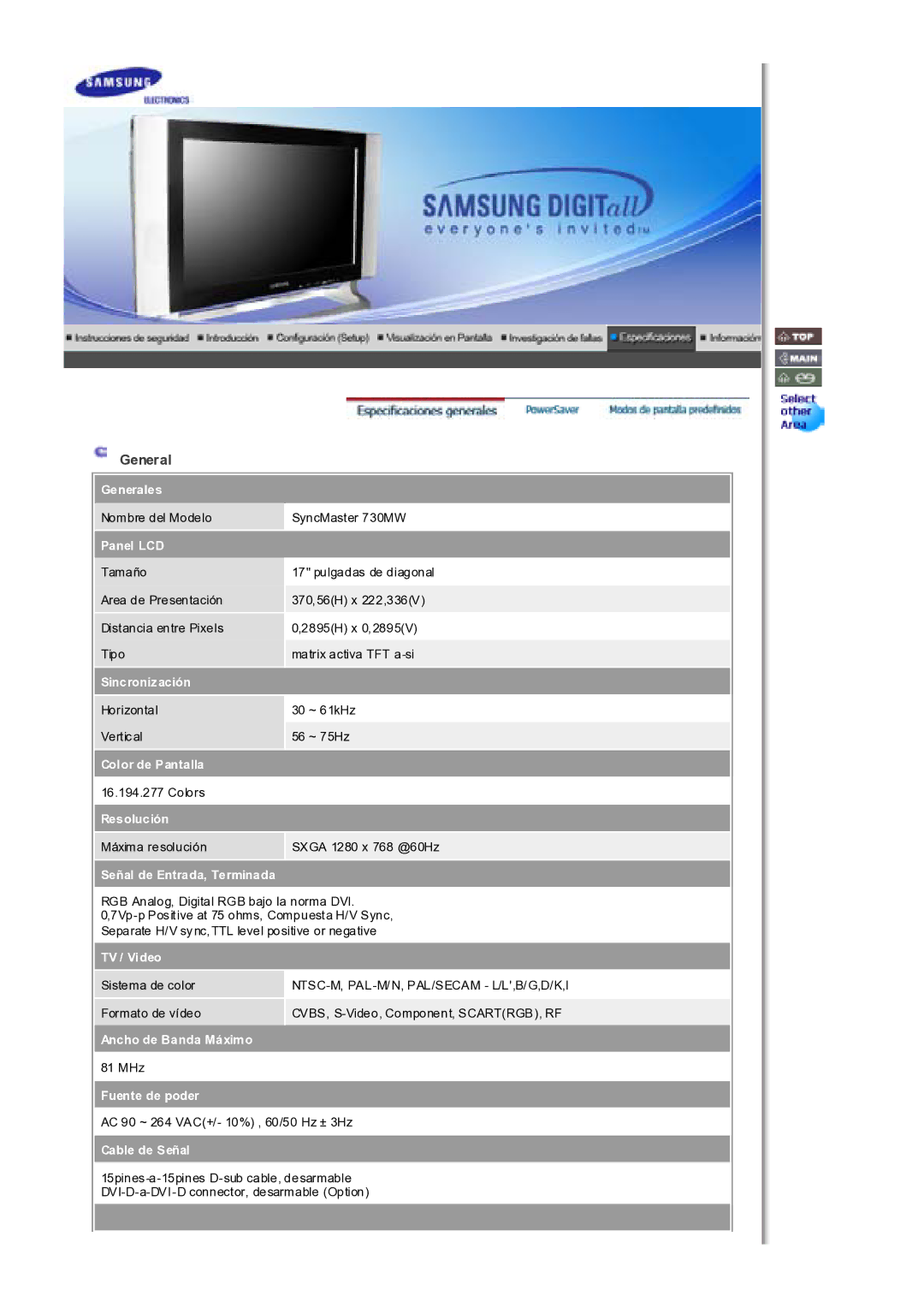 Samsung MH17WSSS/EDC manual General 