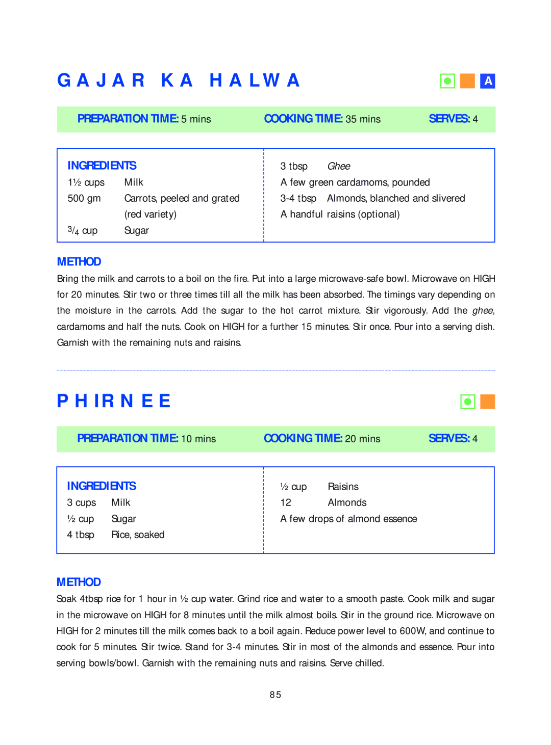 Samsung Microwave Oven warranty Gajar KA Halwa, Phirnee 