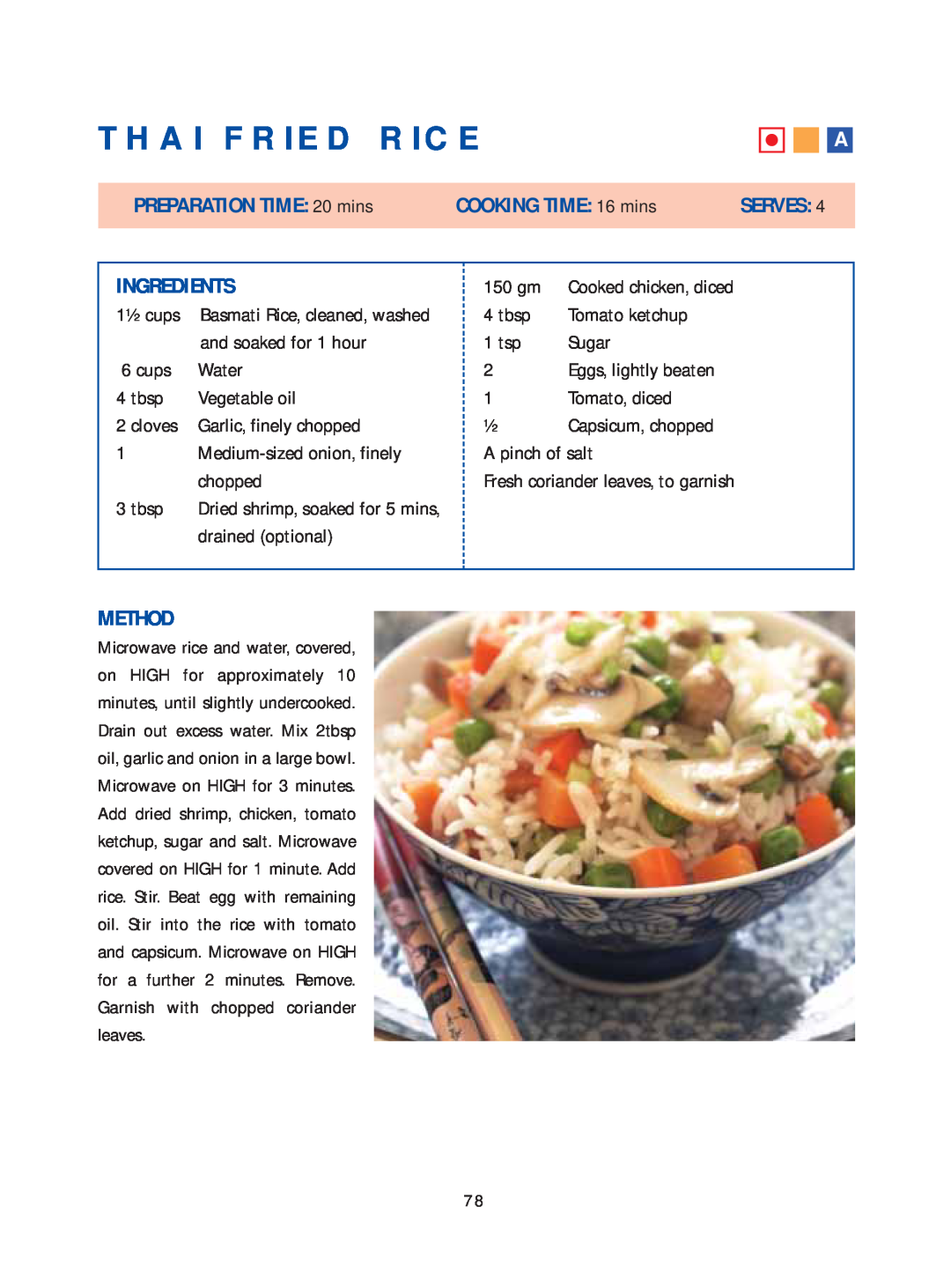 Samsung Microwave Oven warranty Thai Fried Rice 