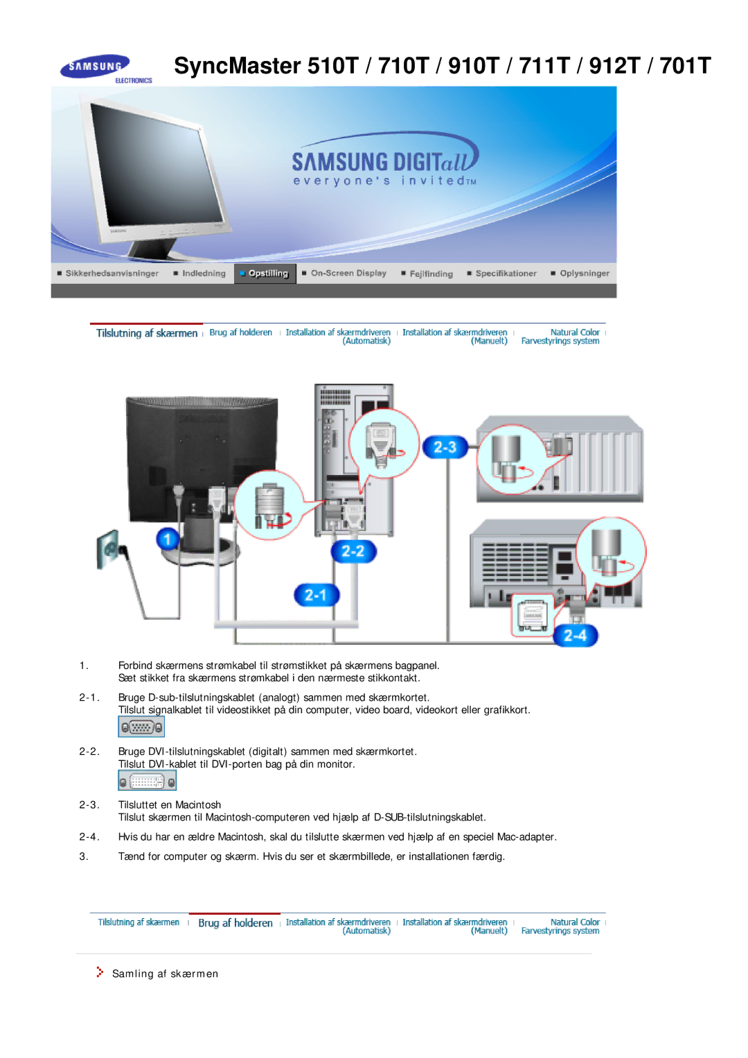 Samsung MJ17ASTS/EDC, MJ17ASKN/EDC, MJ17ASKS/EDC, MJ17BSTSQ/EDC, MJ15ASKS/EDC, MJ17ASAS/EDC, MJ17BSTSD/EDC Samling af skærmen 