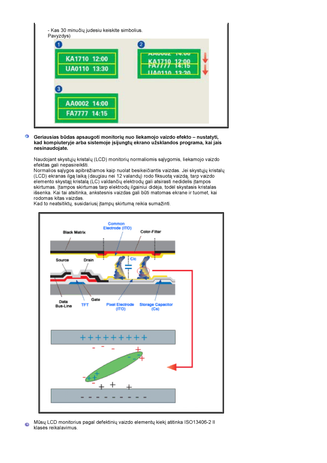 Samsung MJ17ASTS/EDC, MJ17ASKN/EDC, MJ17ASKS/EDC, MJ17BSTSQ/EDC manual Kas 30 minučių judesiu keiskite simbolius. Pavyzdys 