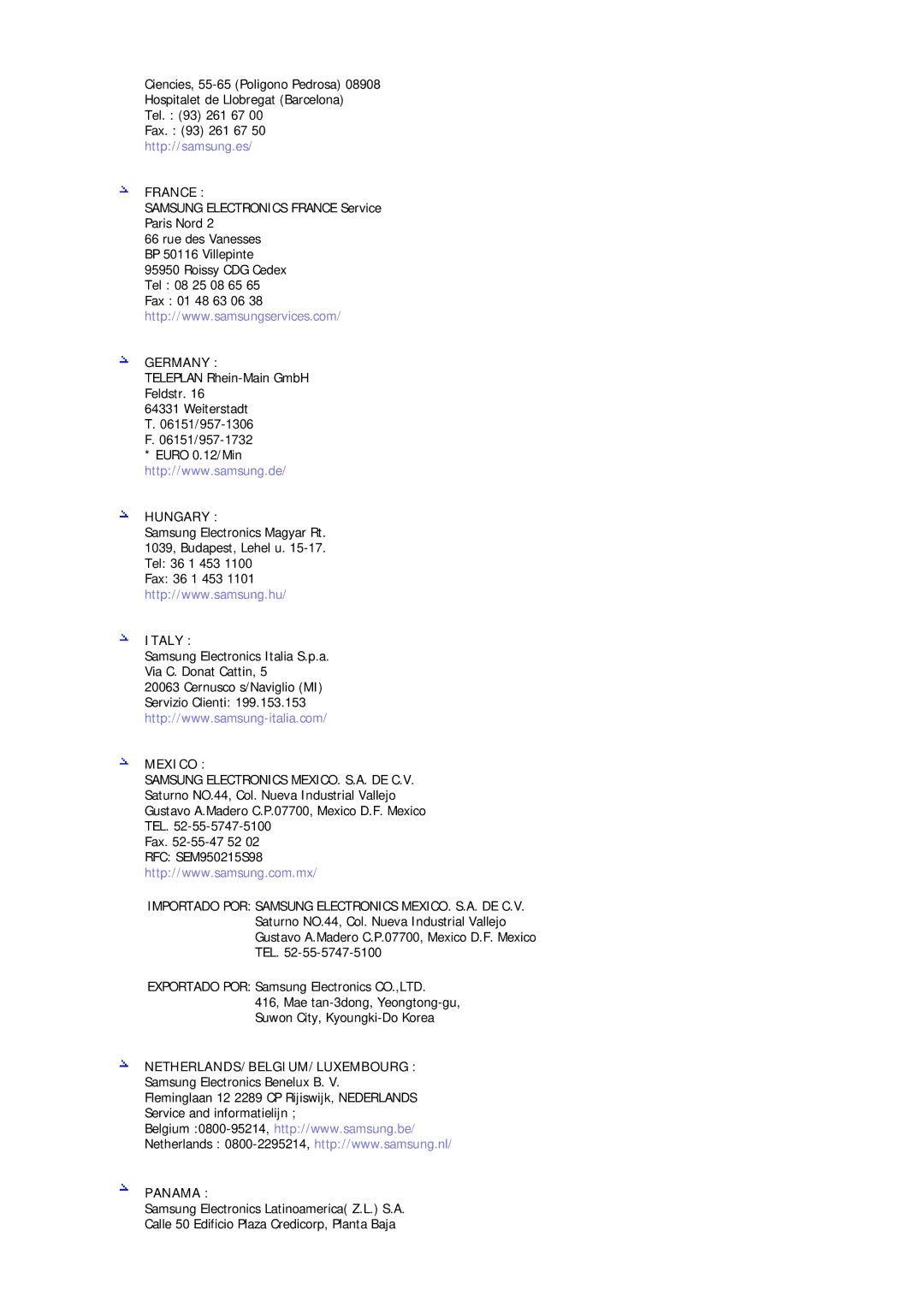 Samsung MJ15ASKS/XSG, MJ17ASKN/EDC, MJ17BSKSQ/EDC, MJ17ASSN/EDC, MJ17BSANQ/XSJ, MJ17BSABV/XSJ, MJ17ASAB/XSJ, MJ17ASAN/XSJ France 