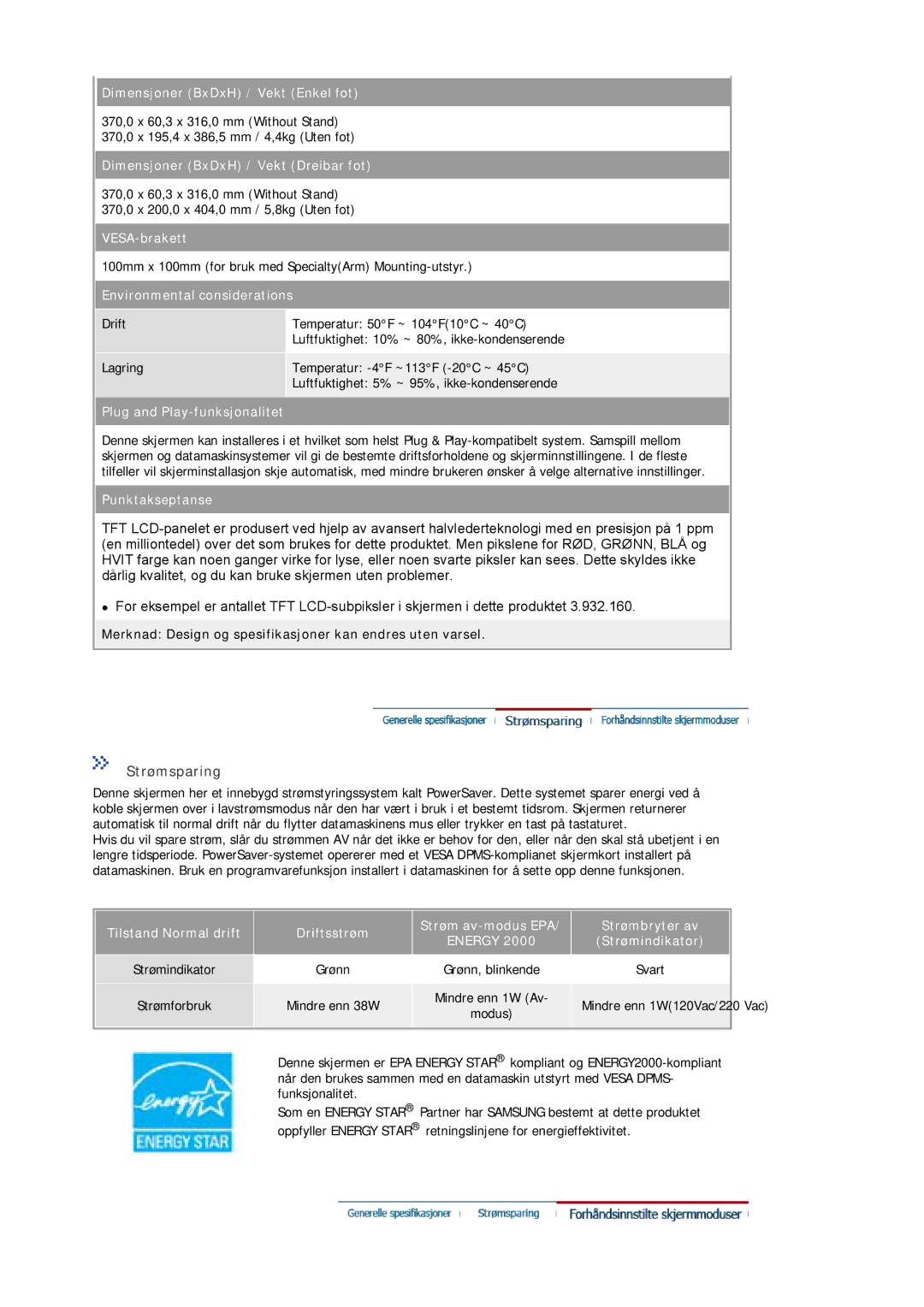 Samsung MJ17ASTS/EDC, MJ17ASKN/EDC, MJ19BSTBV/EDC, MJ17ASKS/EDC, MJ19ASKS/EDC, MJ19BSTSQ/EDC, MJ17BSTSQ/EDC, MJ15BSKS/EDC Energy 