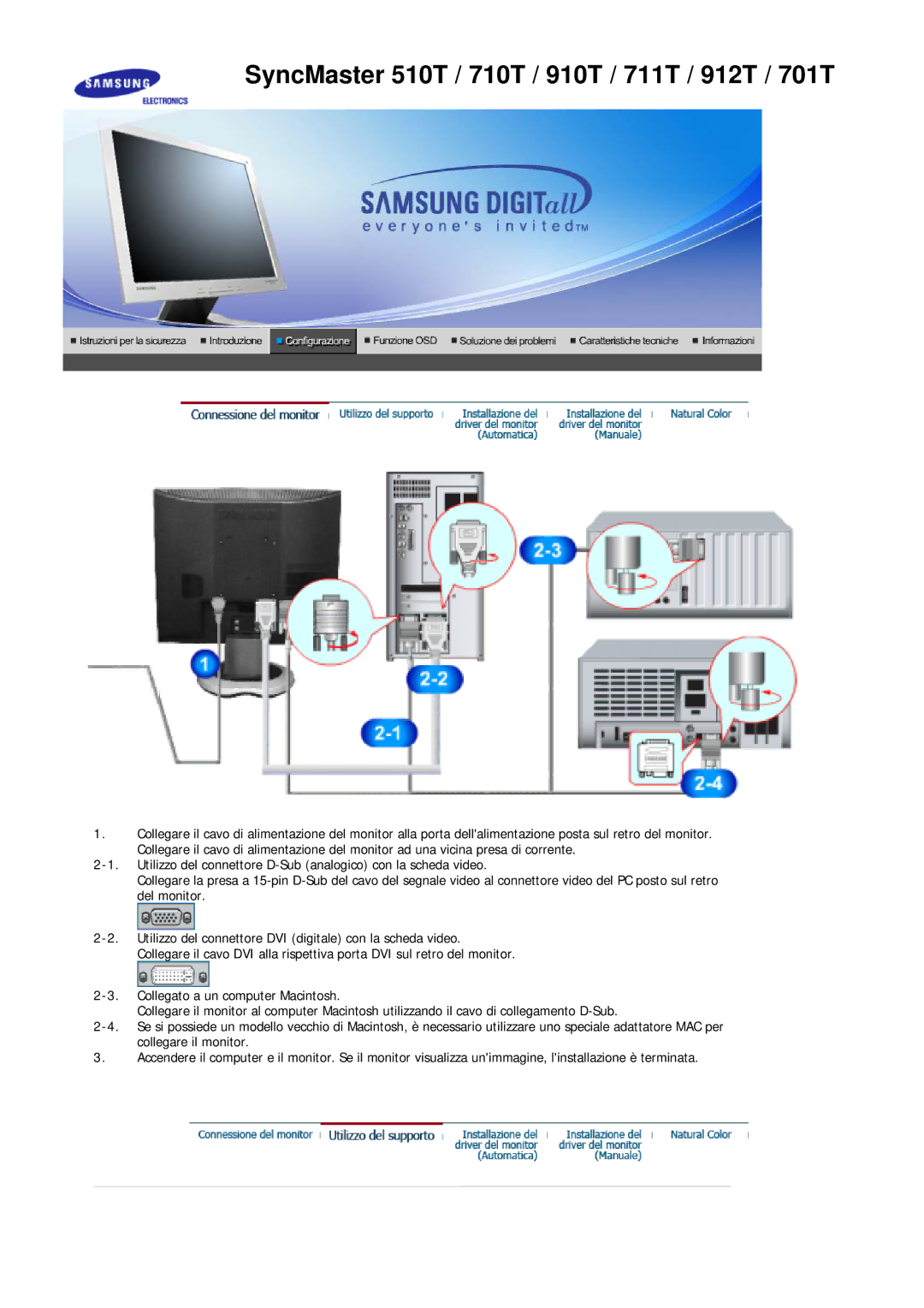 Samsung MJ17ASKS/EDC, MJ19ASKS/EDC, MJ19BSTSQ/EDC, MJ17BSTSQ/EDC manual SyncMaster 510T / 710T / 910T / 711T / 912T / 701T 