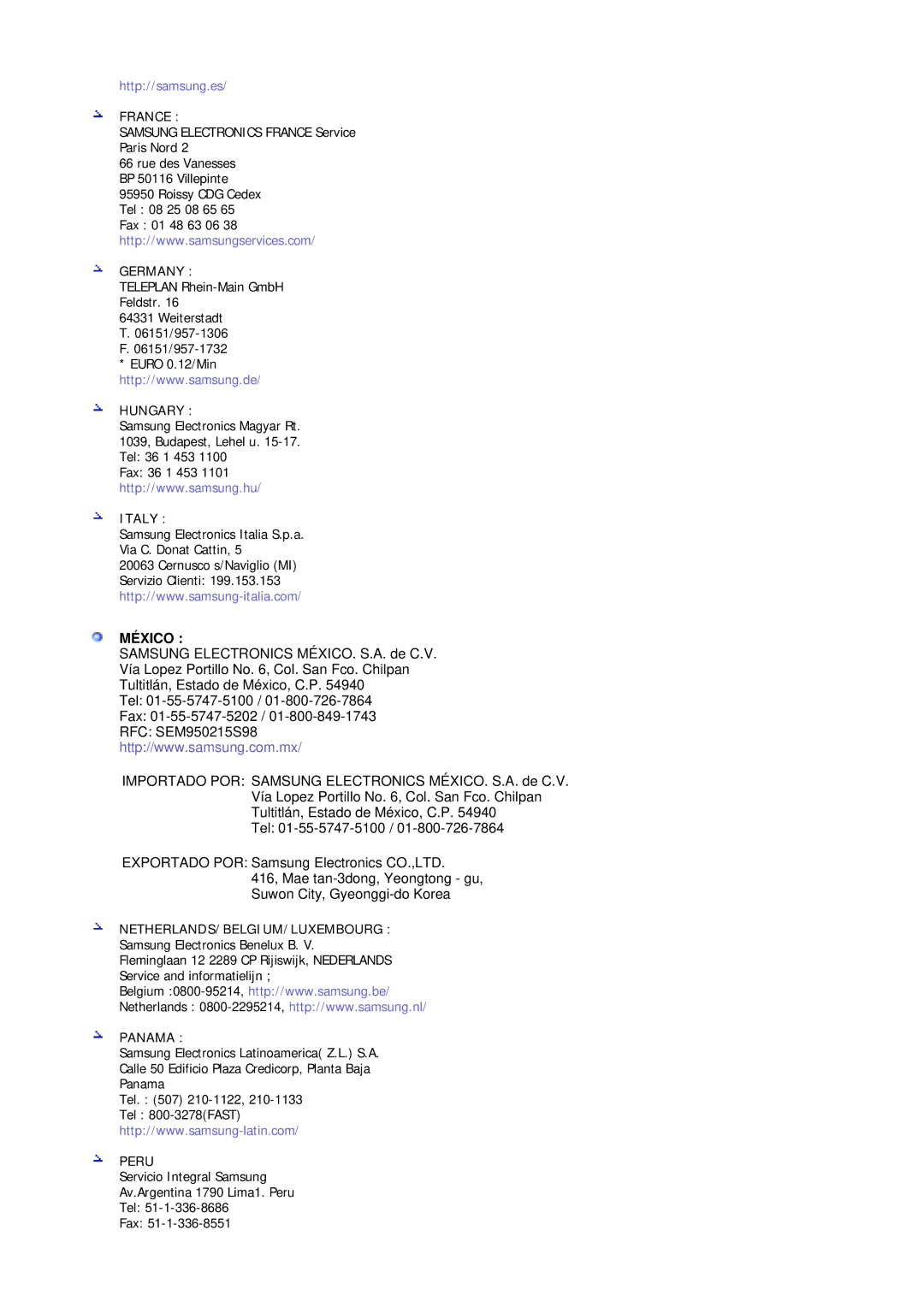 Samsung MJ15BSKS/EDC, MJ17ASTS/EDC, MJ17ASKS/EDC, MJ19ASKS/EDC, MJ19BSTSQ/EDC, MJ17BSTSQ/EDC Tultitlán, Estado de México, C.P 