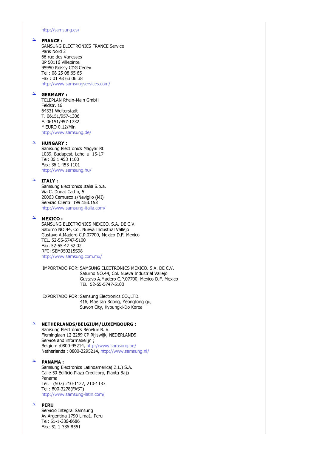 Samsung LS15MJCKS/VNT, MJ17ASTS/VNT, MJ15ASKS/VNT, LS15MJCKS/XSV manual France 