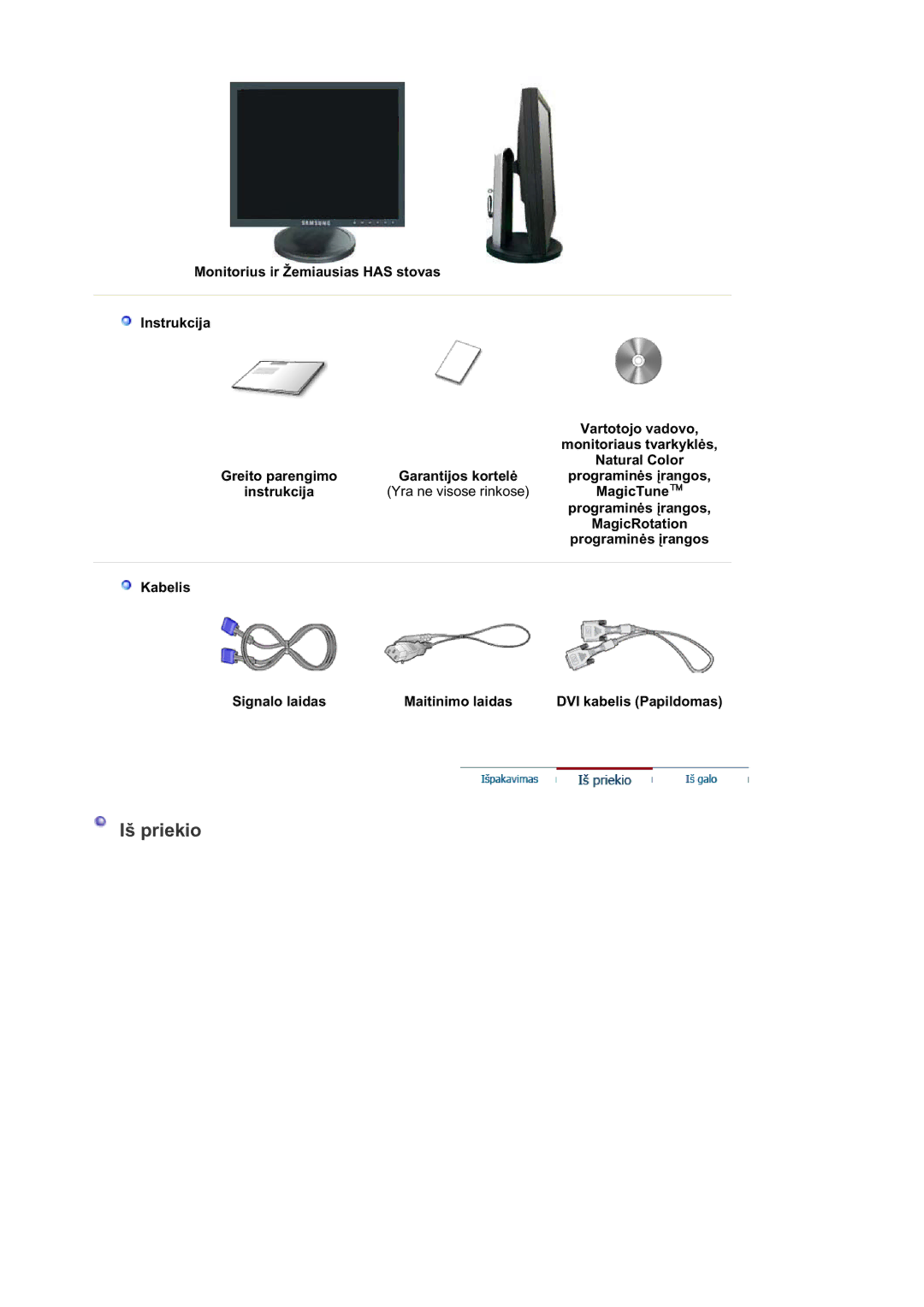 Samsung LS17HATTSQ/EDC, MJ19BSTBV/EDC, LS19HALKSB/EDC, LS17HATESQ/EDC, LS15HAAKS/EDC, LS17HAAES/EDC, MJ19BSTSQ/EDC Iš priekio 