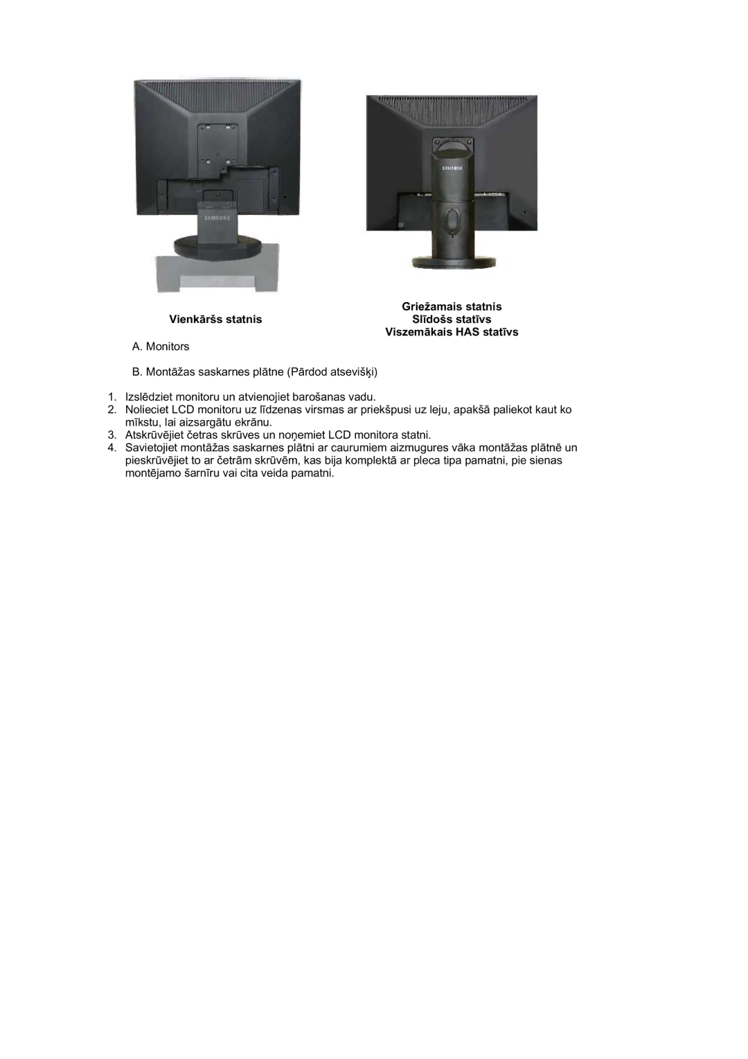 Samsung LS19HATES7/EDC, MJ19BSTBV/EDC, LS19HALKSB/EDC, LS17HATTSQ/EDC, LS17HATESQ/EDC, LS15HAAKS/EDC, LS17HAAES/EDC manual 