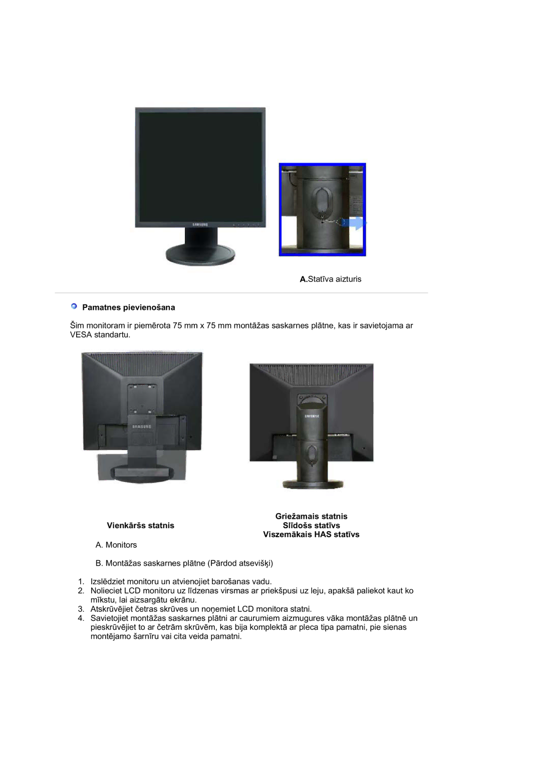 Samsung LS17HALKSB/EDC, MJ19BSTBV/EDC, LS19HALKSB/EDC, LS17HATTSQ/EDC, LS17HATESQ/EDC, LS15HAAKS/EDC Pamatnes pievienošana 