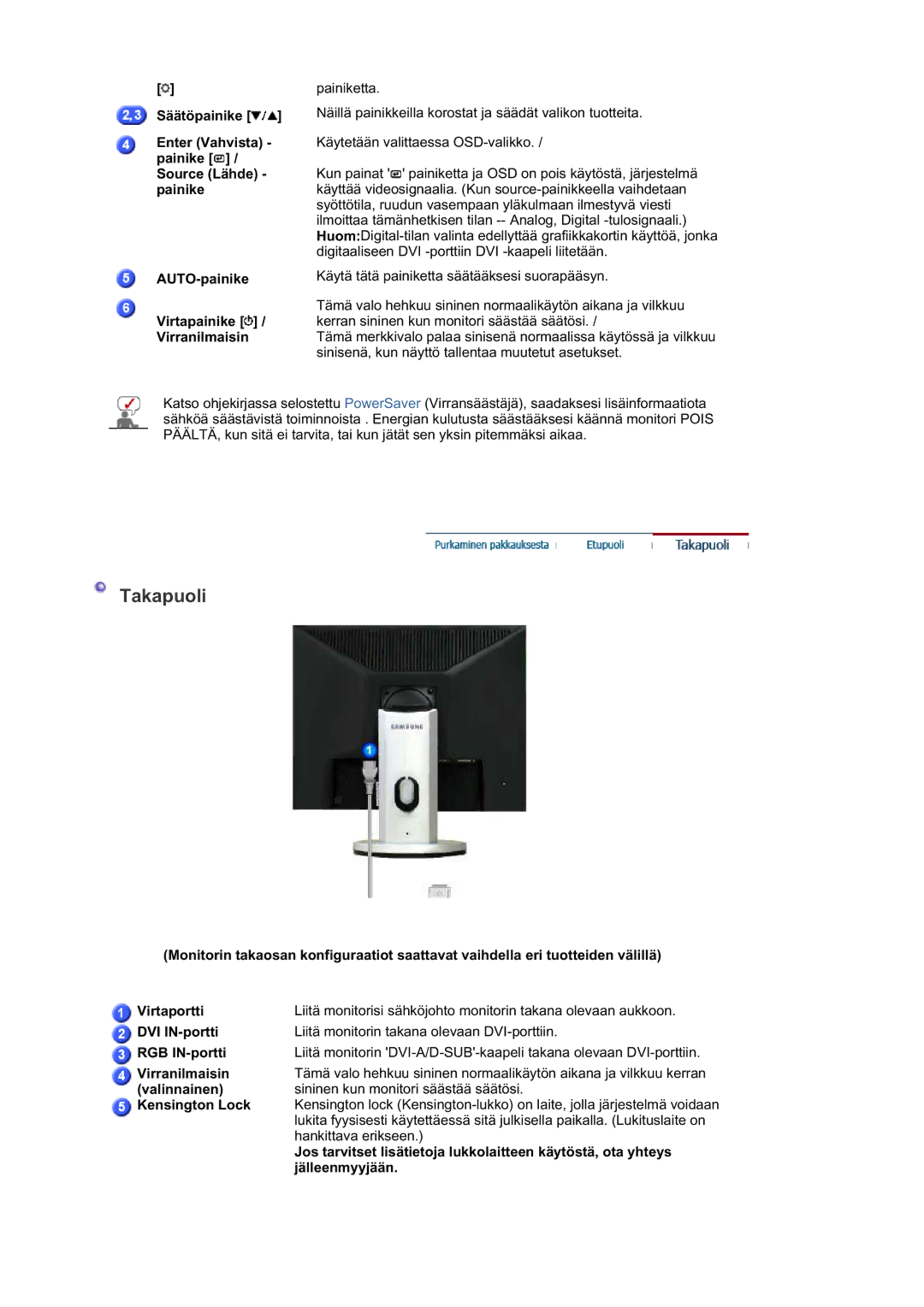 Samsung LS17HABESQ/EDC, MJ19BSTBV/EDC manual Jos tarvitset lisätietoja lukkolaitteen käytöstä, ota yhteys, Jälleenmyyjään 