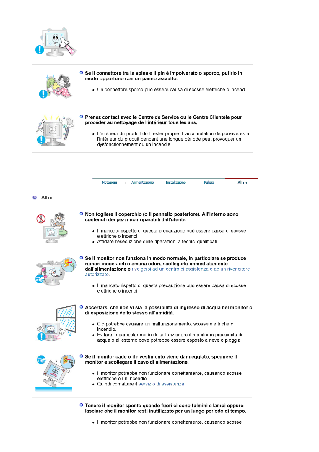 Samsung MJ19ESKSB/EDC manual Altro 