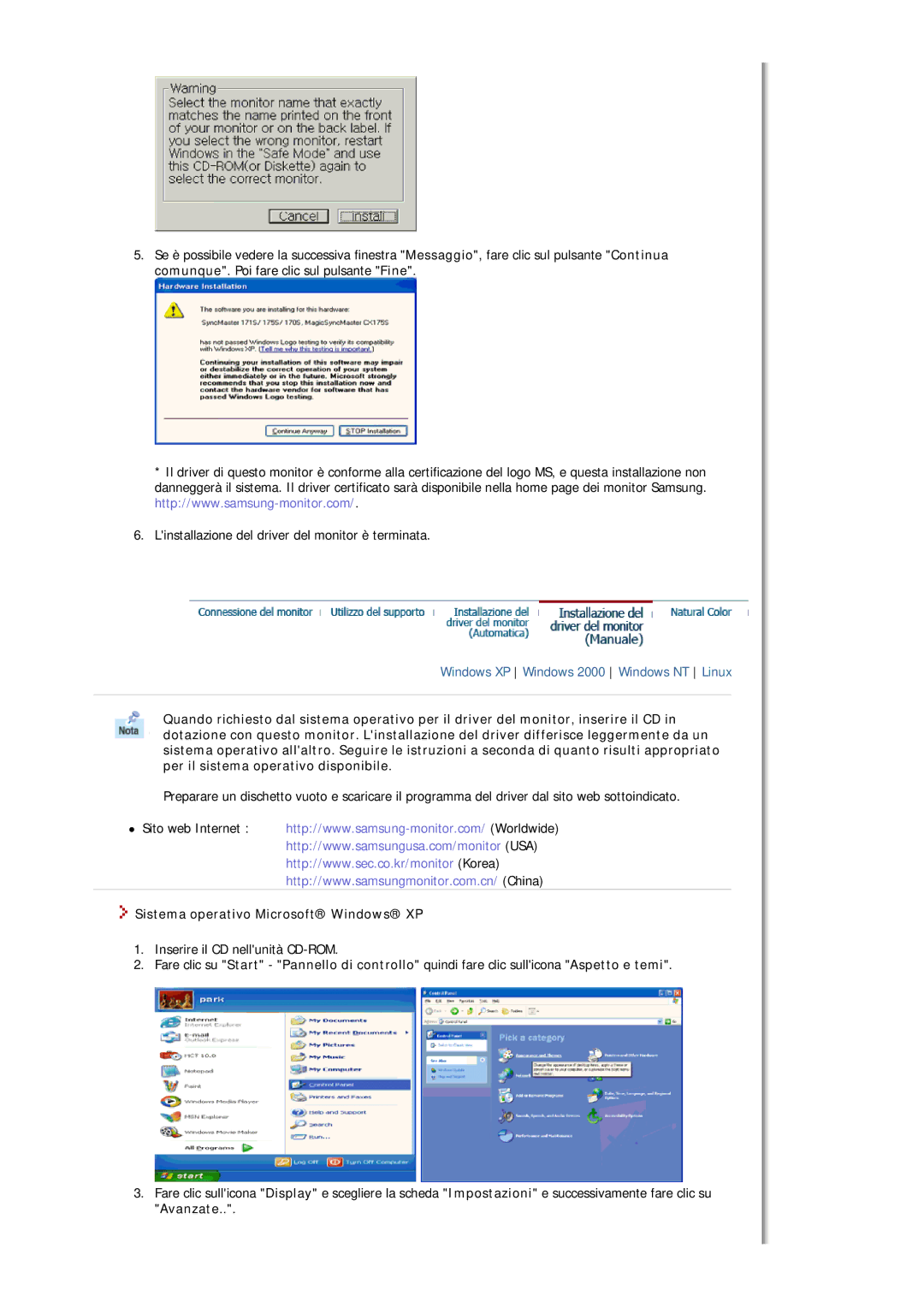 Samsung MJ19ESKSB/EDC manual Sistema operativo Microsoft Windows XP 