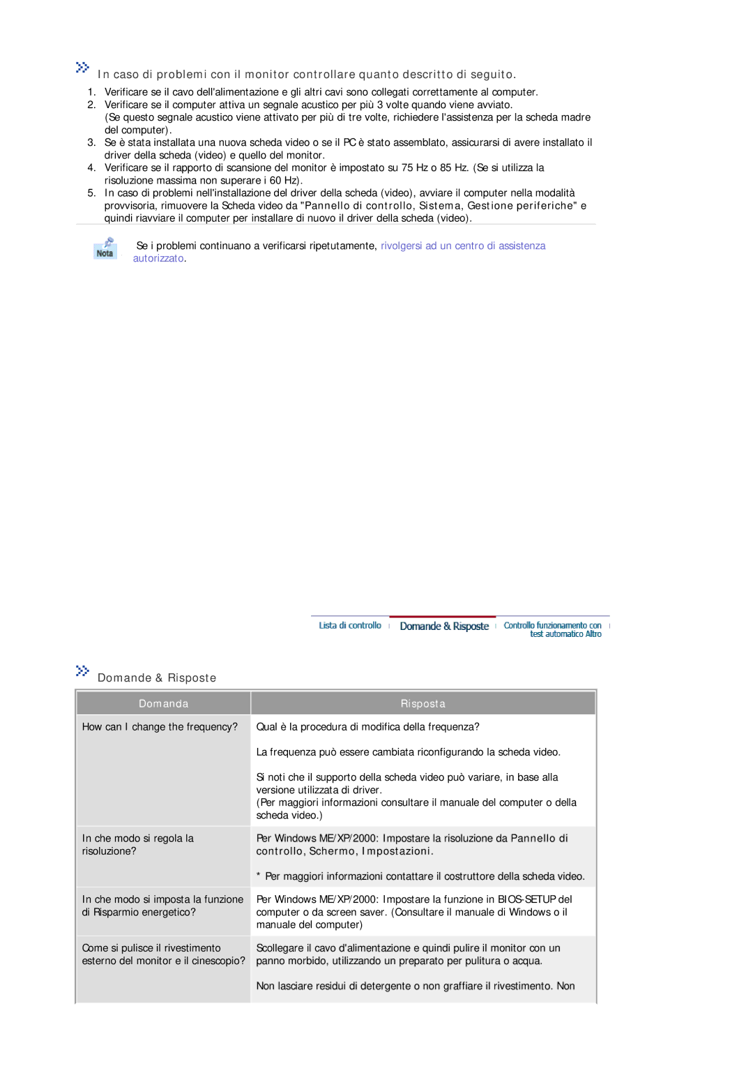 Samsung MJ19ESKSB/EDC manual Domande & Risposte, Domanda, Risposta 