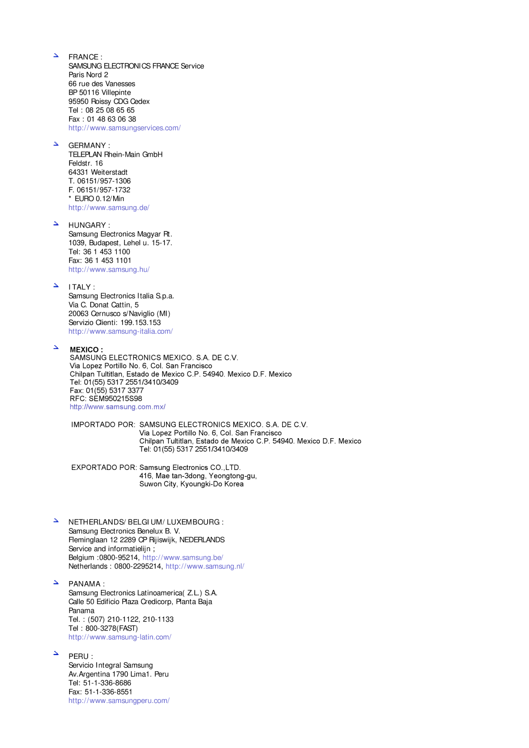 Samsung MJ19ESKSB/EDC manual France 