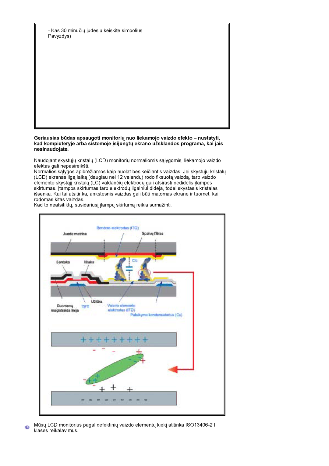 Samsung MJ19ESKSB/EDC manual Kas 30 minučių judesiu keiskite simbolius. Pavyzdys 