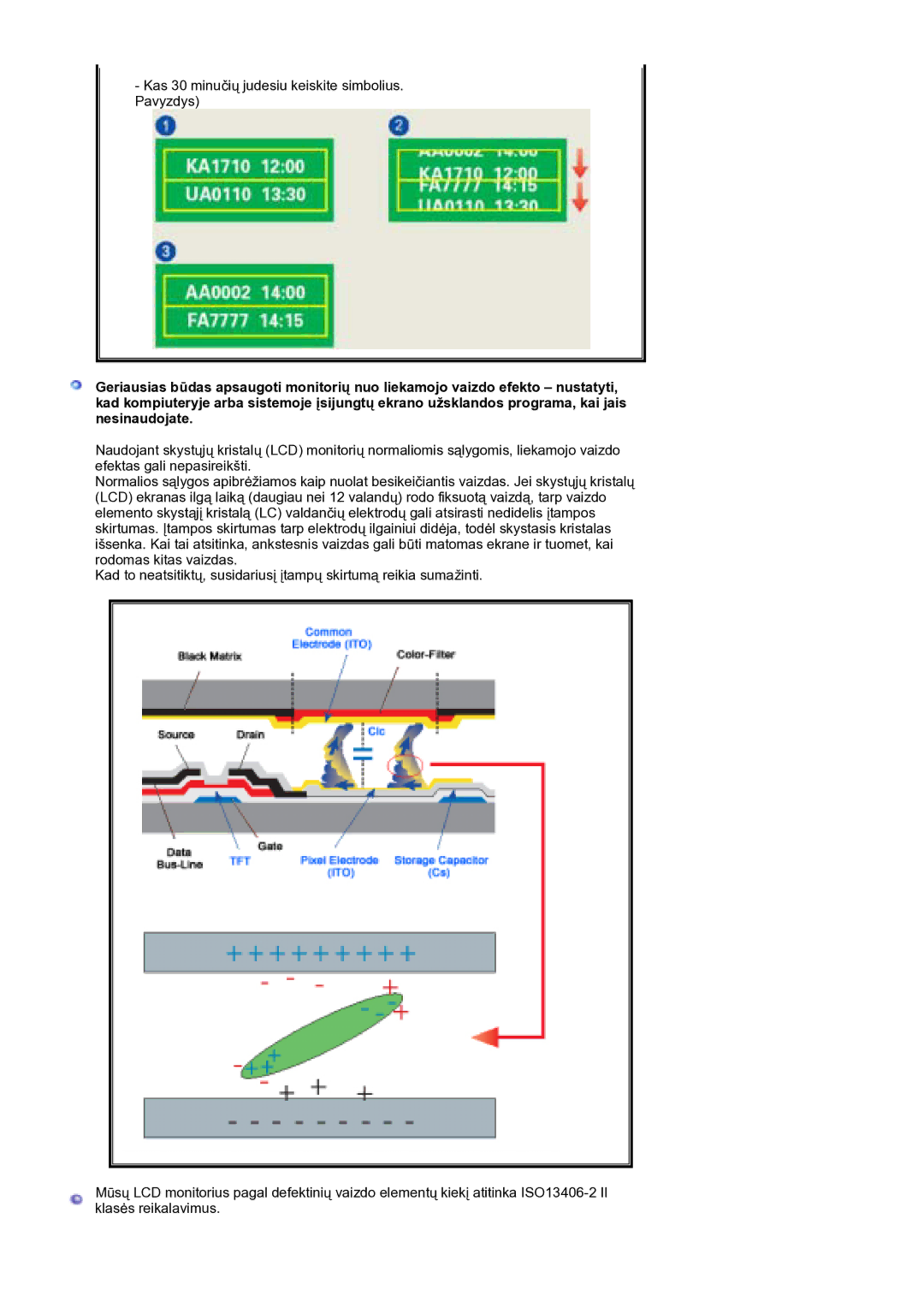 Samsung MJ19ESKSB/EDC manual Kas 30 minučių judesiu keiskite simbolius. Pavyzdys 