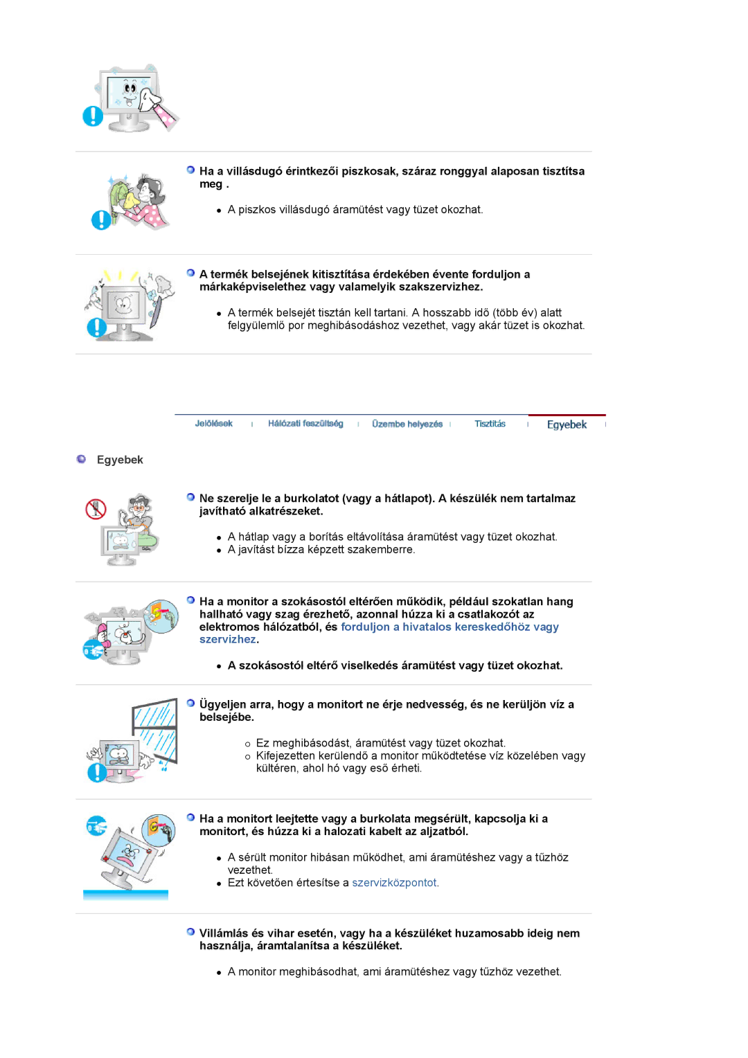 Samsung MJ19ESKSB/EDC manual Egyebek 