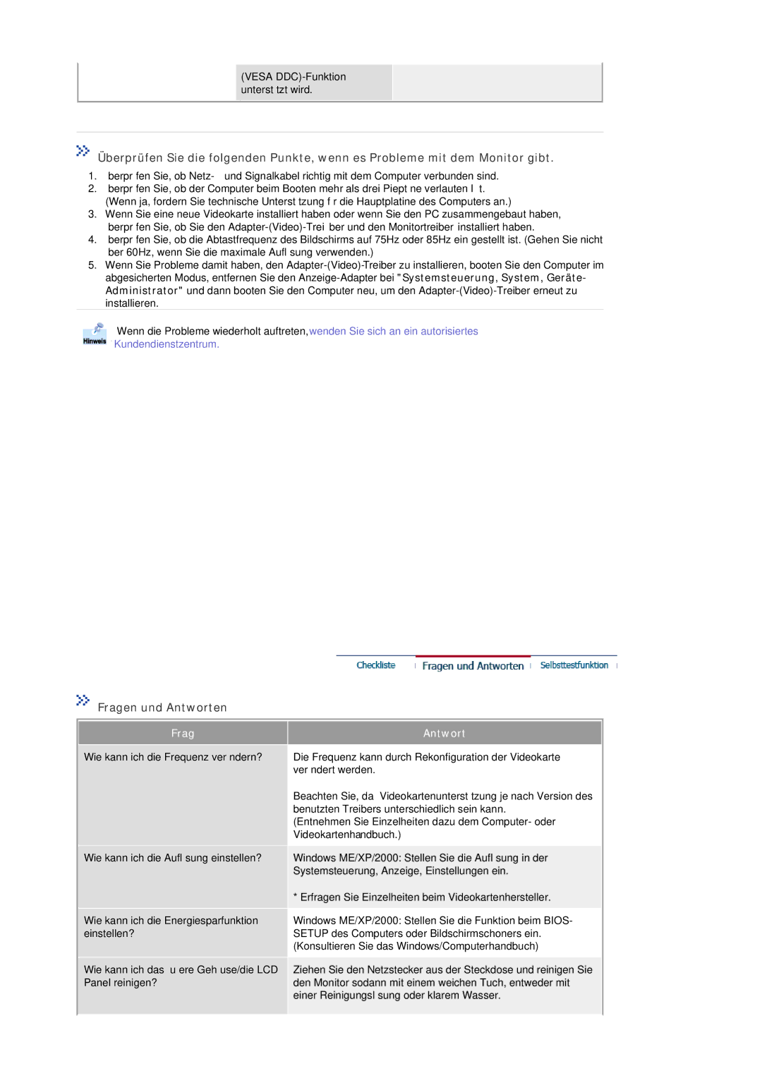 Samsung MJ19ESKSB/EDC, MJ19ESTSB/EDC manual Fragen und Antworten 