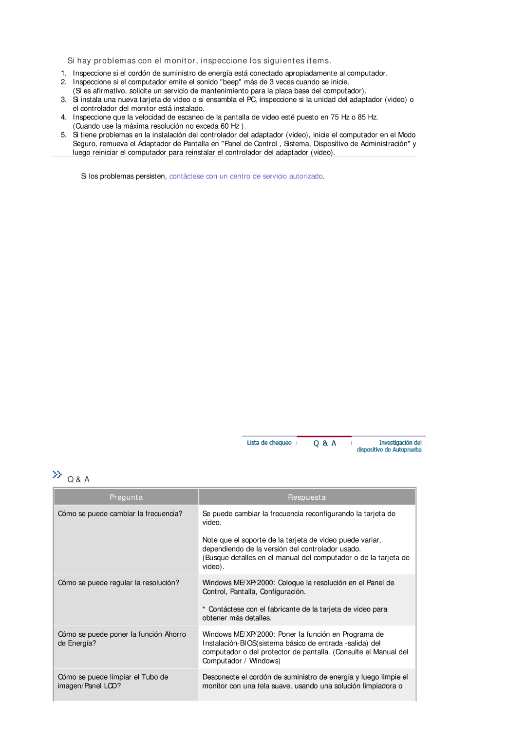 Samsung MJ19ESKSB/EDC, MJ19ESTSB/EDC manual Pregunta, Respuesta 