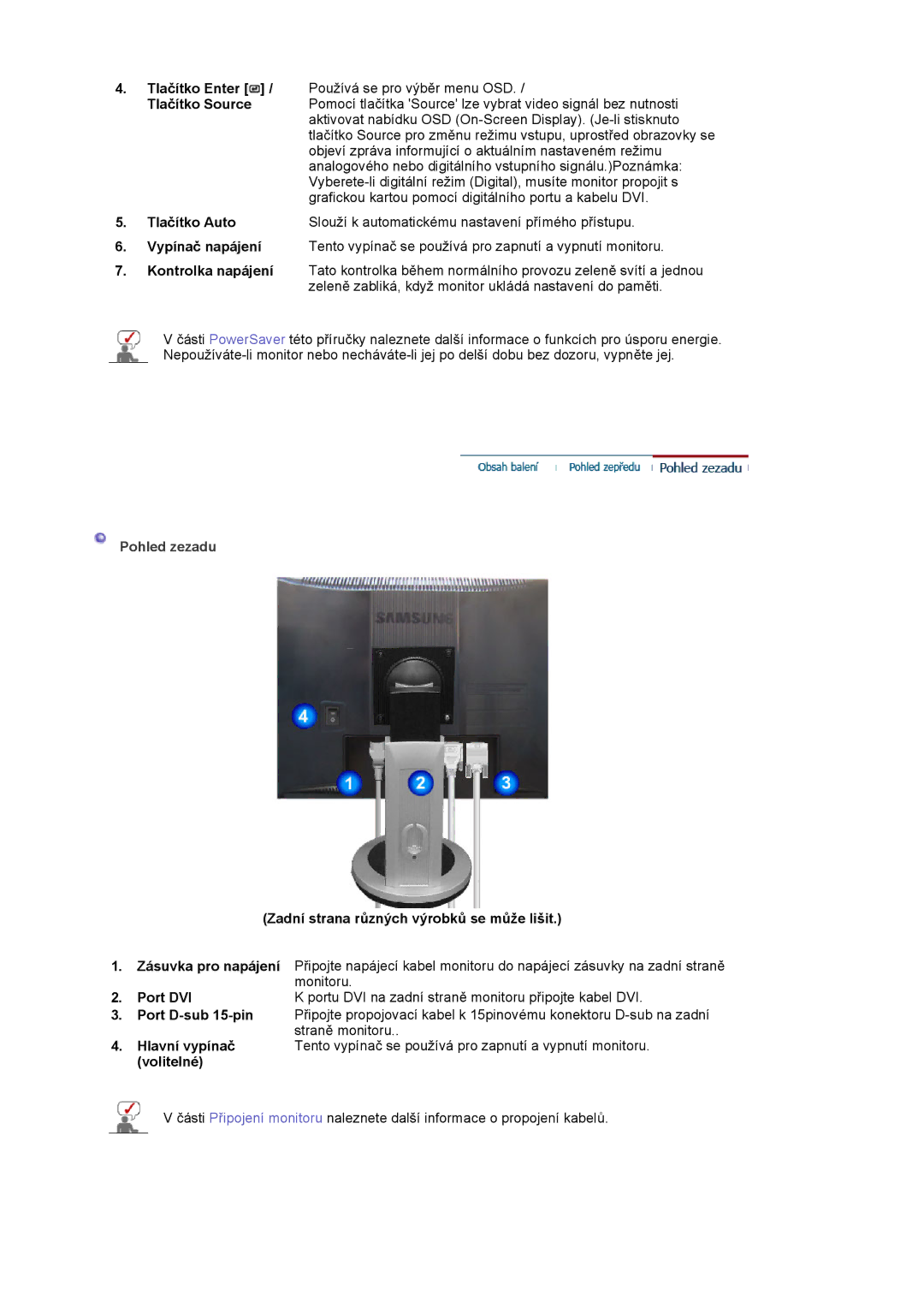 Samsung MJ19ESKSB/EDC, MJ19ESTSB/EDC manual Tlačítko Source, Port DVI 