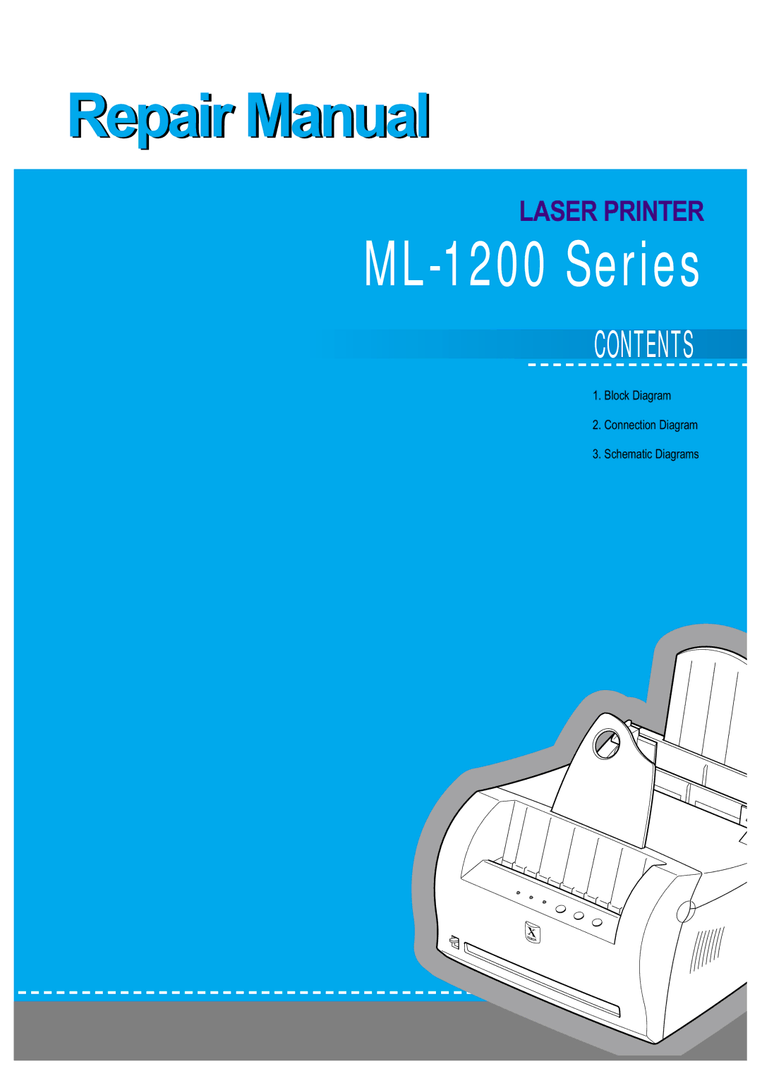 Samsung ML-1200, ML-1210 specifications Repair Manual 