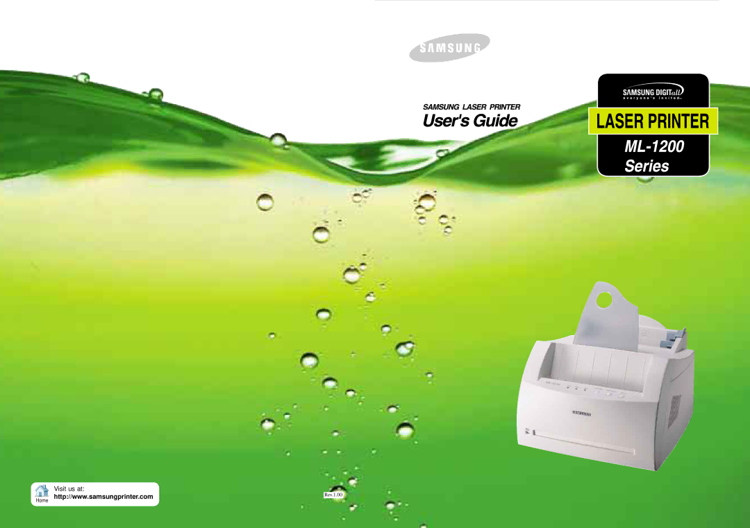 Samsung ML-1200 manual Visit us at 