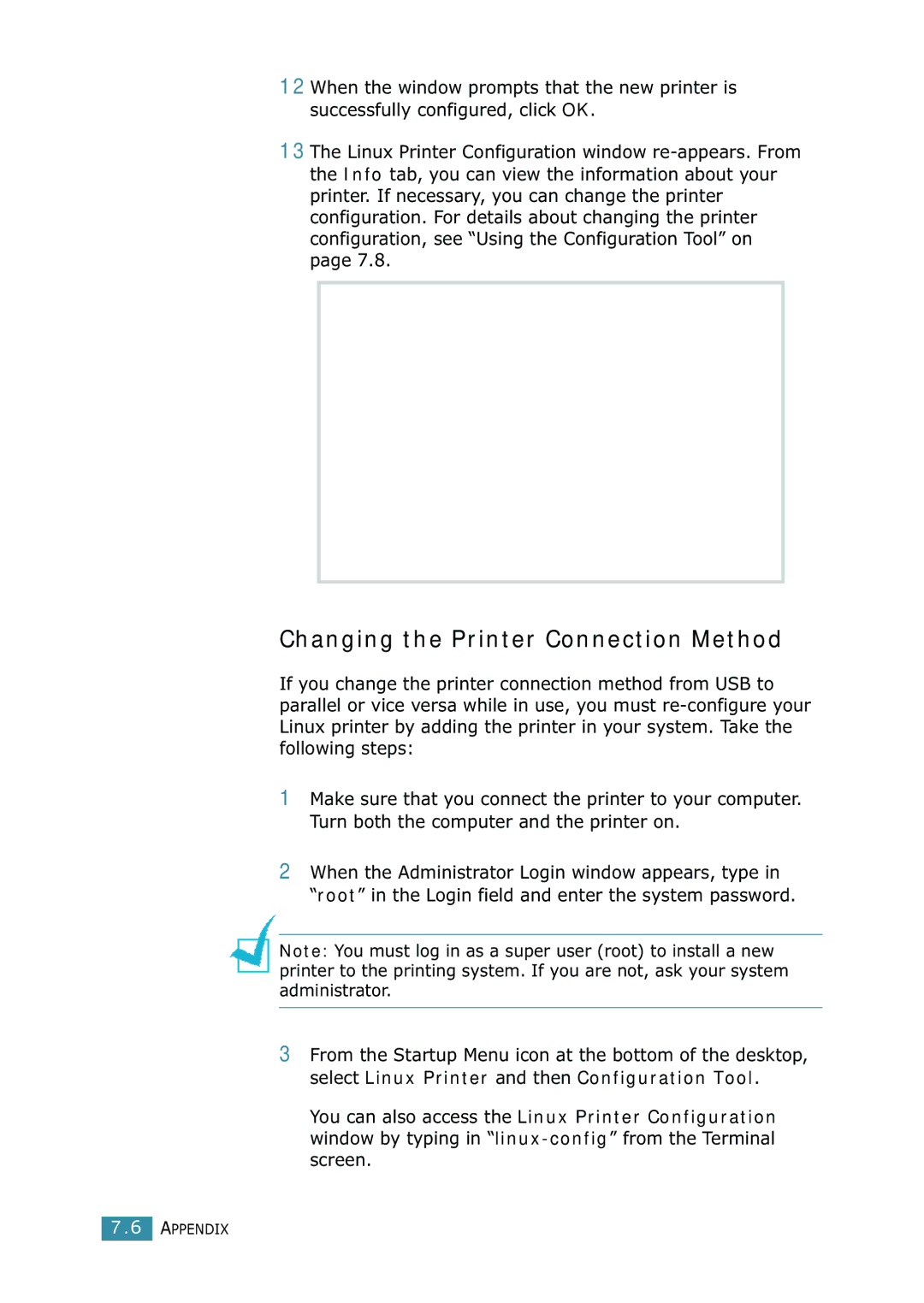 Samsung ML-1520 manual Changing the Printer Connection Method 