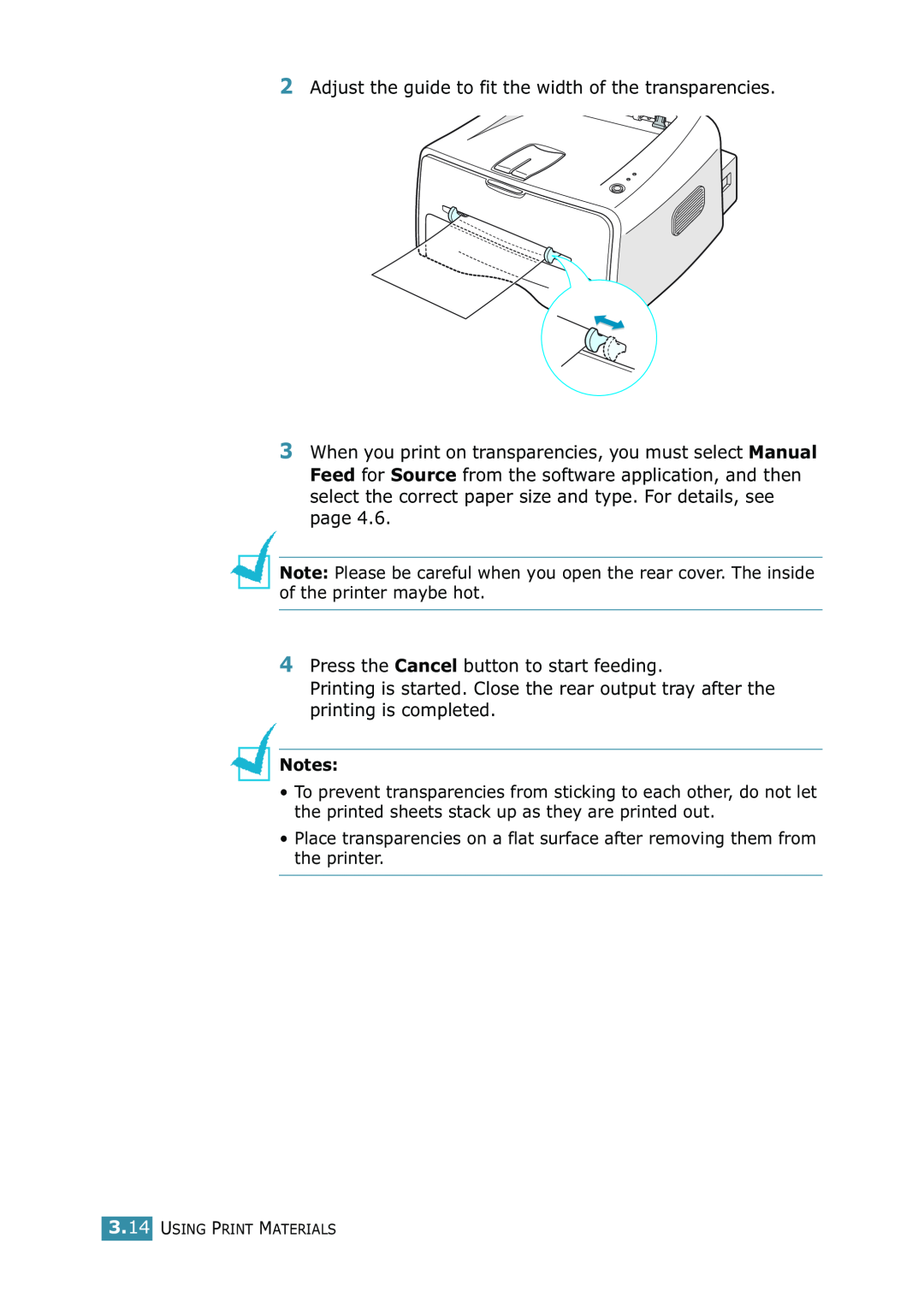 Samsung ML-1520 manual Using Print Materials 
