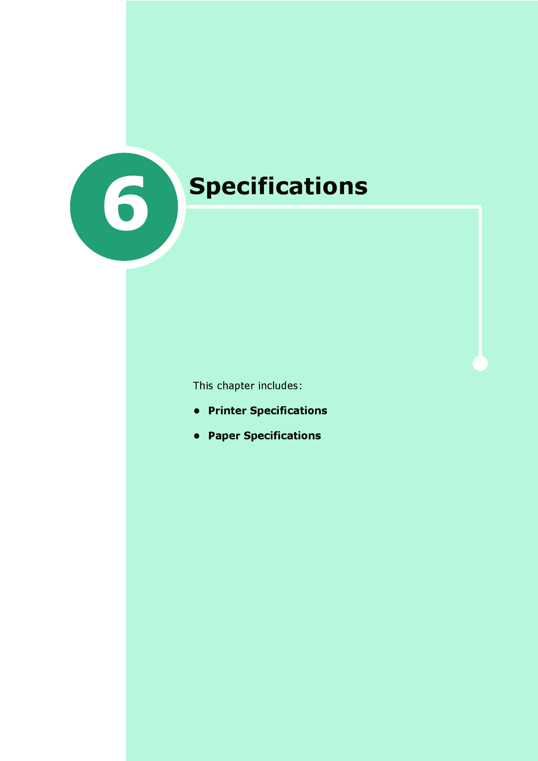 Samsung ML-1610 manual Printer Specifications Paper Specifications 